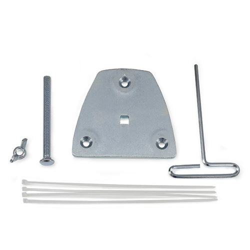 Ergotron 98-035 – Monitorarm Tischhalterung – Klemme/Durchführung – Silber – für Ergotron LX Dual Arm