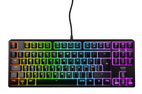 CHERRY XTRFY K4V2 TKL – Tastatur, kabelgebunden, TKL (ohne Ziffernblock), mechanisch (MX Red), Weiss