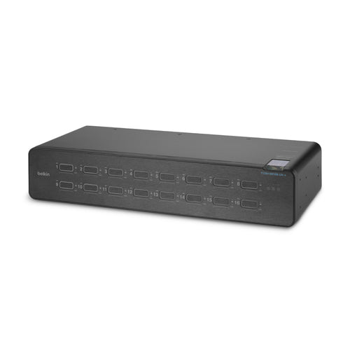 Belkin PP4.0 – KVM-Switch 16×1, DisplayPort/HDMI, Video Secure