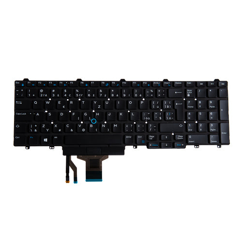 Origin Storage KB-TT9MN – Notebook-Ersatztastatur – beleuchtet, Tschechisch, schwarz – für Dell Latitude E7450