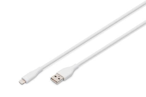 Digitus Lightning USB-A Kabel – 2 m, weiss
