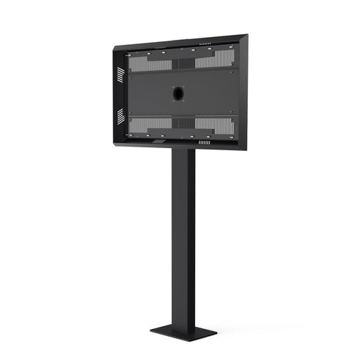 Vogel's Boden-Prospektständer OFMLG49XE4F – für LG 49XE4F, schwarz, 1233×203×2074 mm