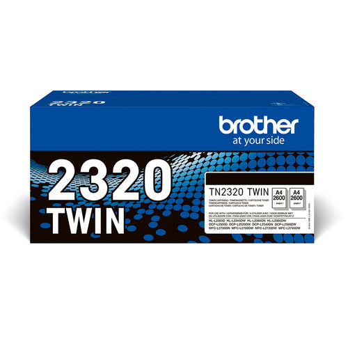 Brother Toner-Multipack TN-2320TWIN – Schwarz