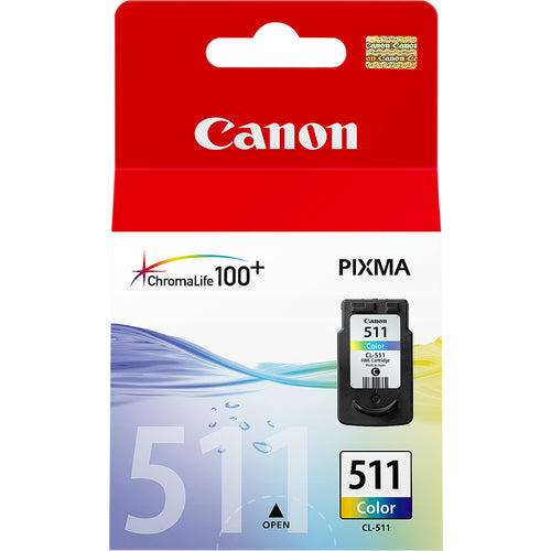 Canon Tintenpatrone CL-511CO, farbig, 244 Seiten – für Canon-Geräte