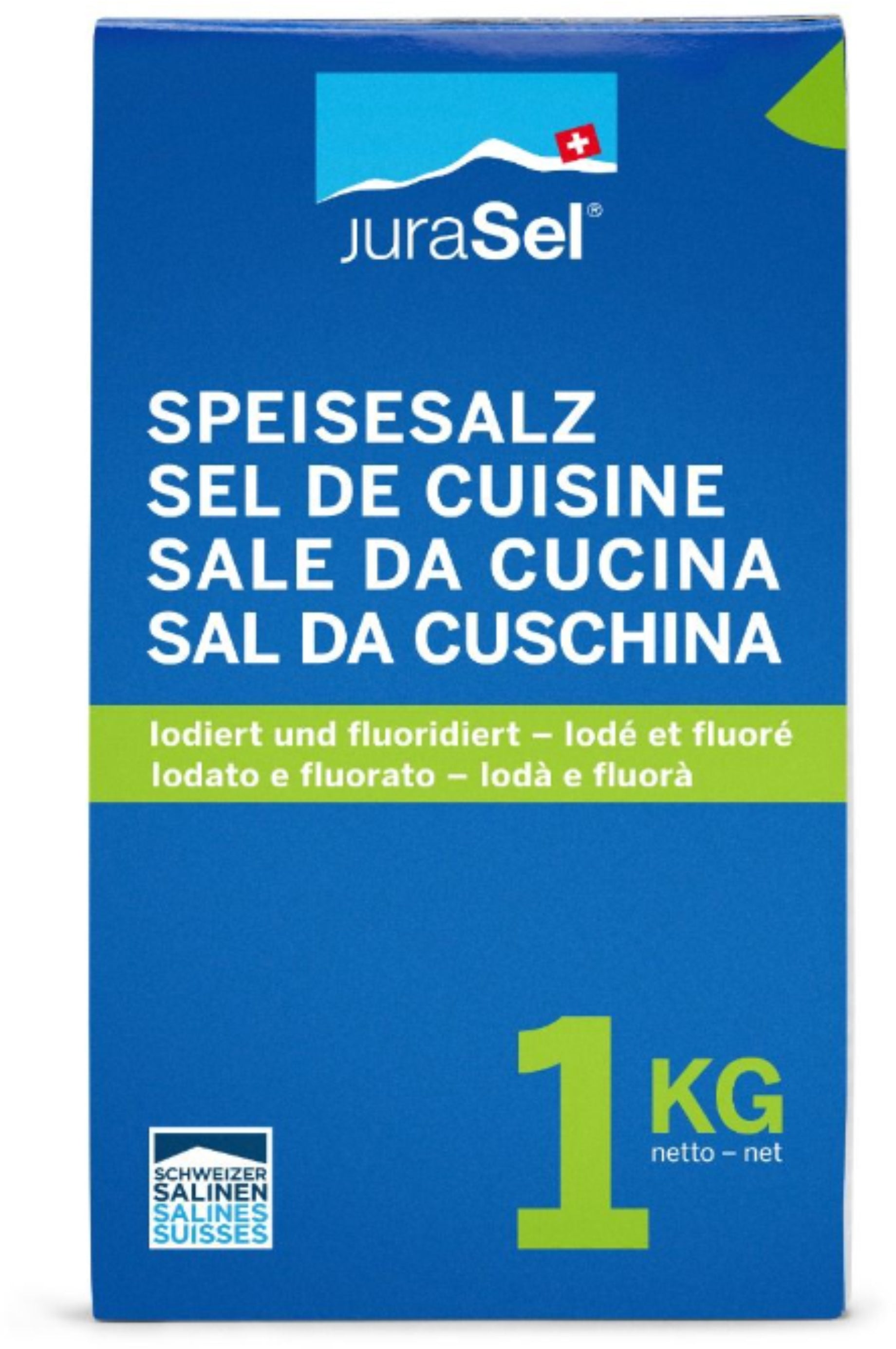 Jurasel Jodiertes Speisesalz – 1 kg