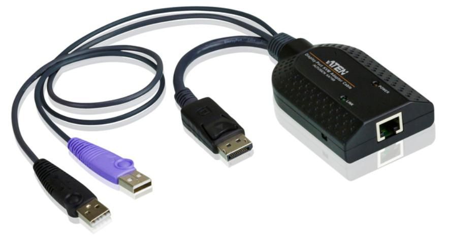 ATEN USB/DisplayPort auf Ethernet (RJ-45) Adapter, KVM-CPU-Modul
