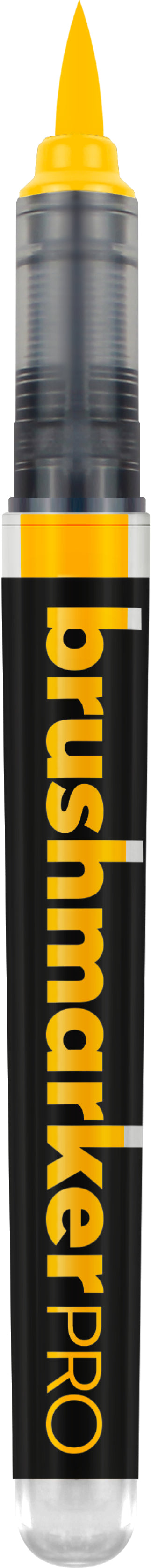 Karin PRO Pinselstift Neon – Pinselspitze, wasservermalbar, Kanariengelb