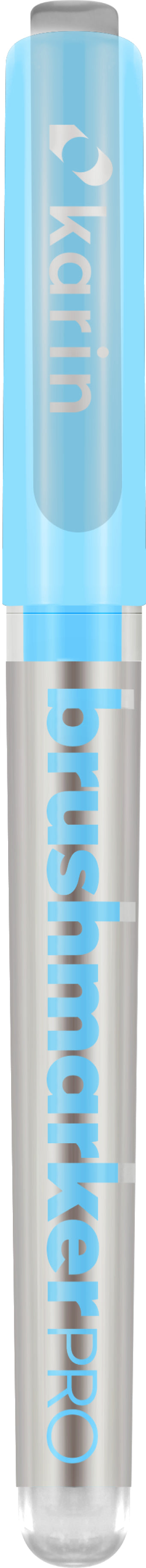 Karin PRO 264 Pinselstift – Pinselspitze, Arctic Blue – für viele Oberflächen