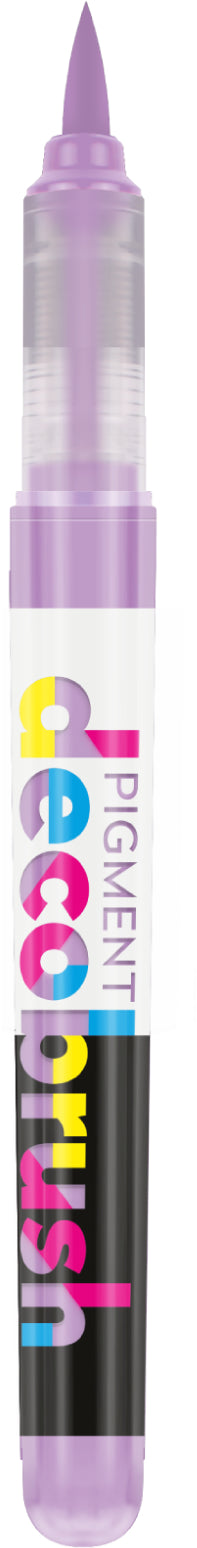 Karin PigmentDecoBrush Acrylmarker – Pinselspitze – Pastellviolett – für Papier, Metall und Glas