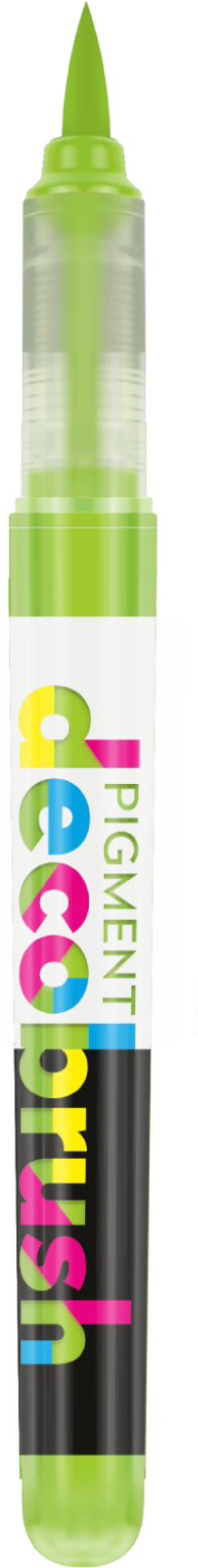 Karin PigmentDecoBrush Acrylmarker – Pinselspitze – Apfel 382U – für Papier, Metall und Kunststoff