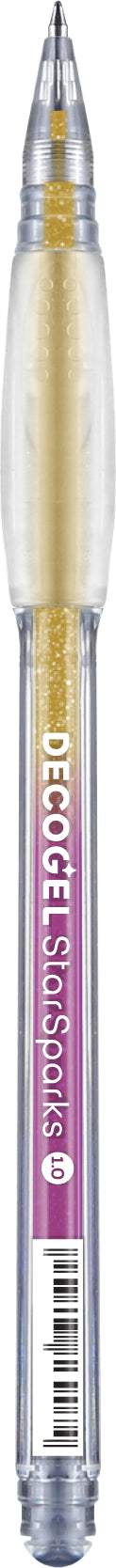 Karin DECOGEL 1,0 Nachfüllrolle Star Rollerpatrone – Gold, 1,0 mm