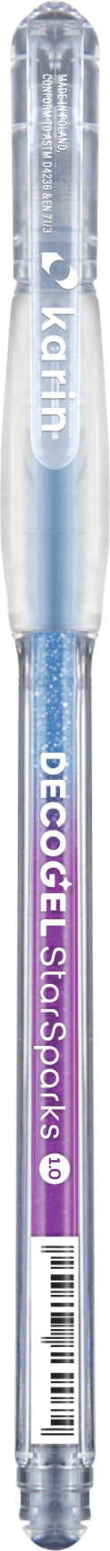 Karin DECOGEL 1.0 Gelschreiber – Blau, Spitze 1,0 mm, wasserfest, 50er-Set