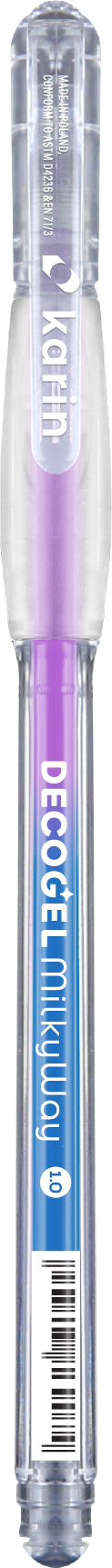Karin DECOGEL Gelschreiber – Violett, Spitze 1,0 mm, Wasserfest