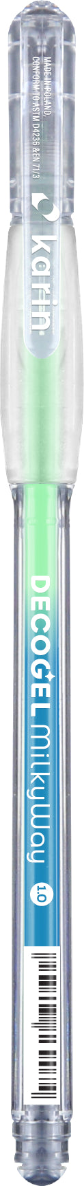 Karin DECOGEL 1,0 Gelschreiber – Grün, Spitze 1,0 mm, wasserfest