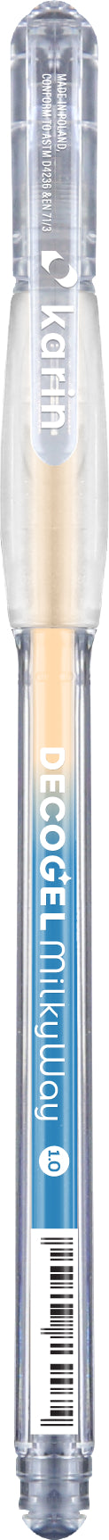Karin DecoGel 1.0 Gelschreiber – orange, Spitze 1,0 mm, wasserfest