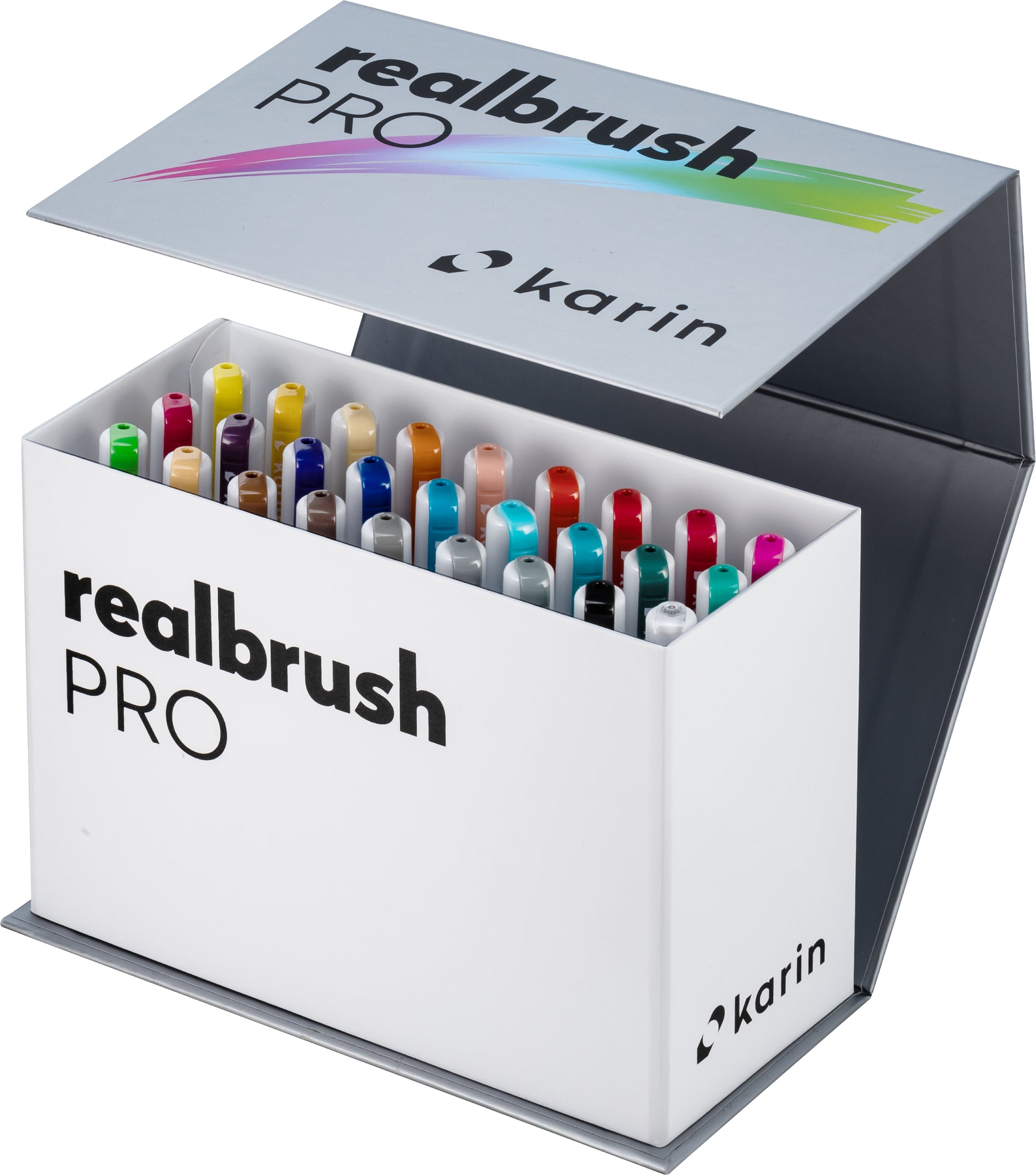 Karin Real Brush Pro Pinselstift – 0,4 mm, 26er Set