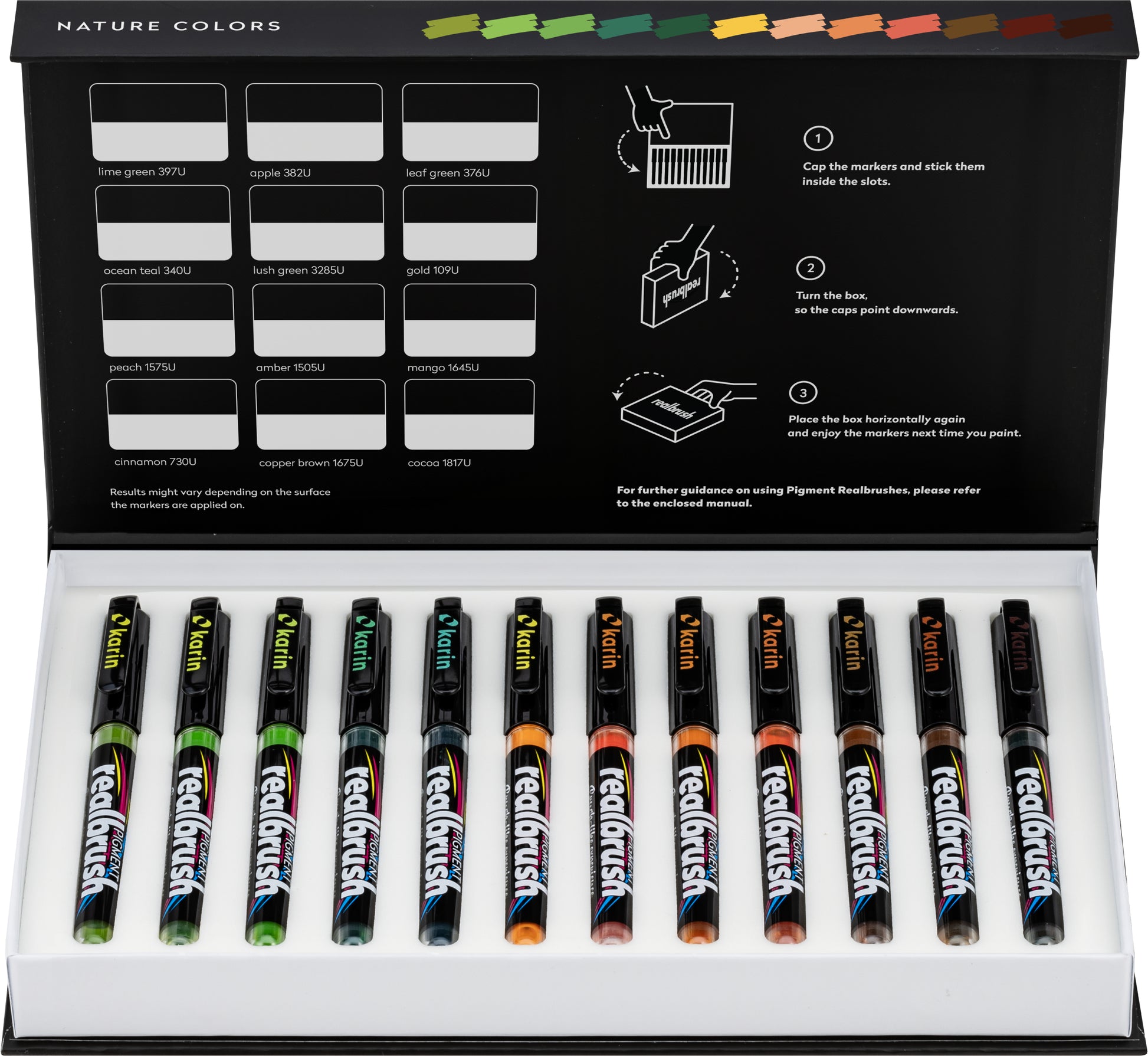 Karin Real Brush Paint Marker – Pinselspitze 4 mm – Naturfarbe