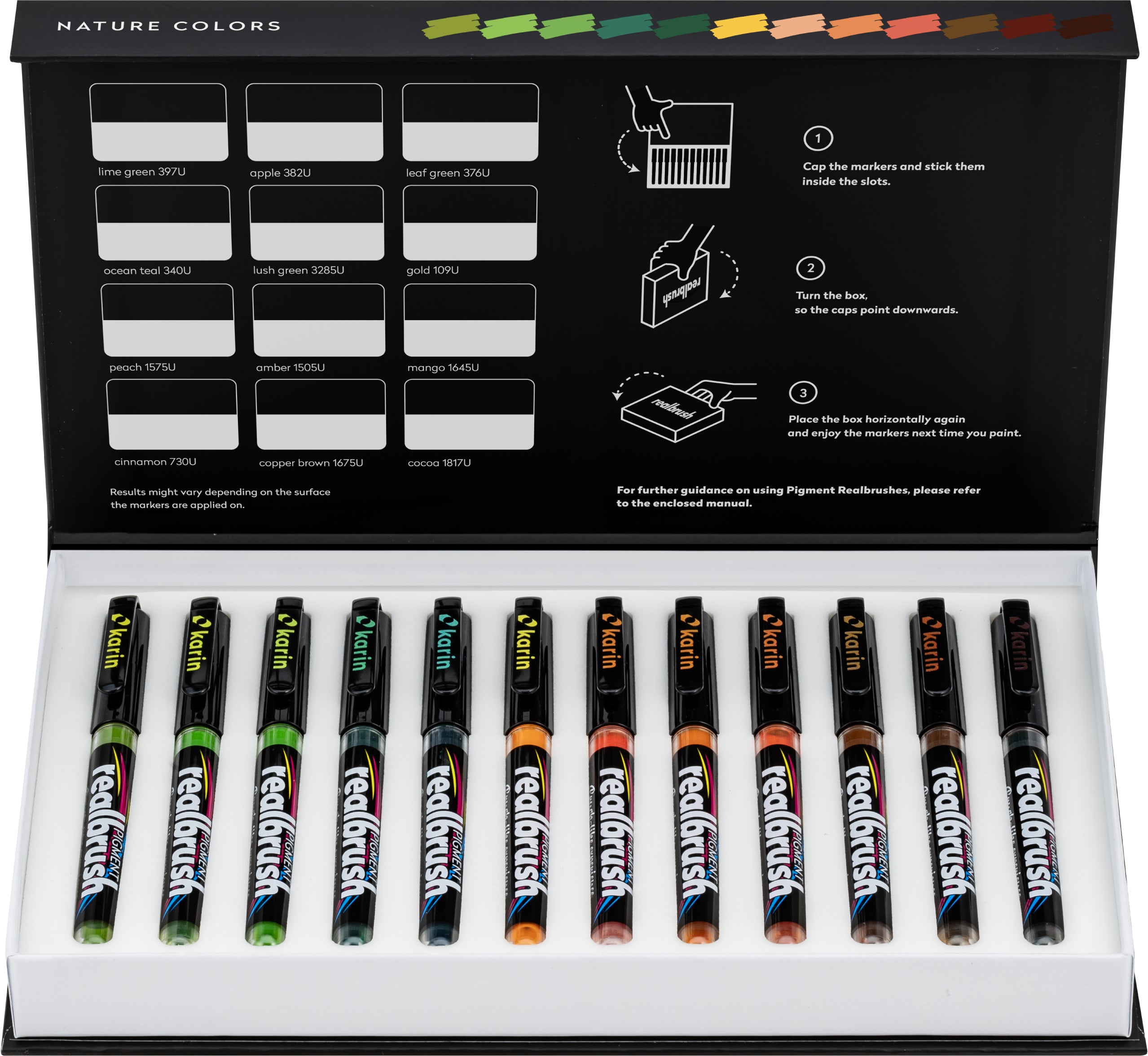 Karin Real Brush Paint Marker – Pinselspitze 4 mm – Naturfarbe