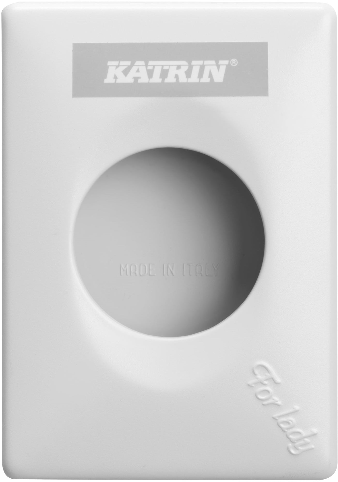 Katrin 547661 – Hygienebeutelspender – weiss, 9,5 × 3,2 × 13,5 cm