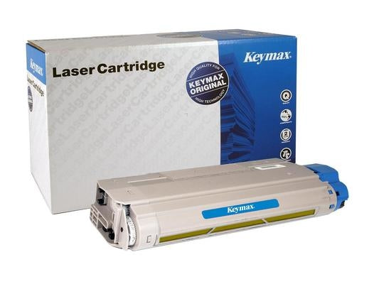 Keymax 44315305 Gelber Toner – Wiederaufbereitet – 6'000 Seiten – für Oki C610