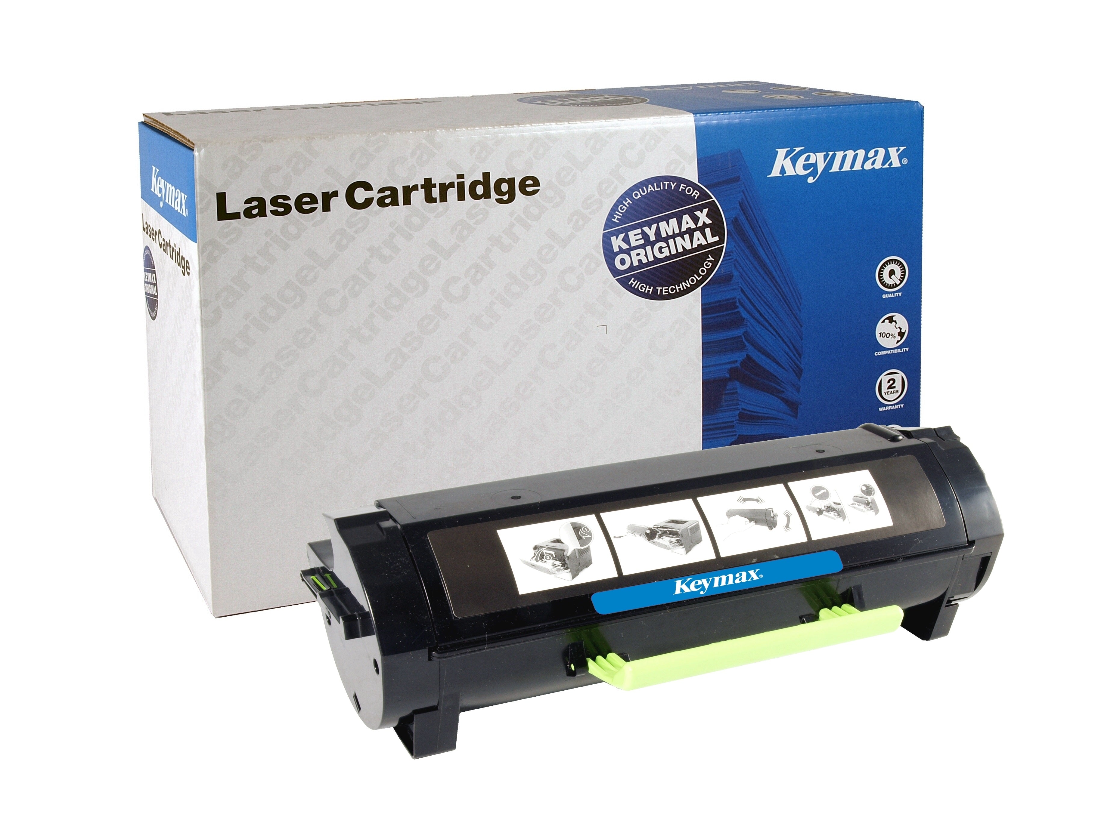 Keymax RMC (50F2H00) Schwarzer Toner – Wiederaufbereitet XL – für Lexmark MS310/MS610