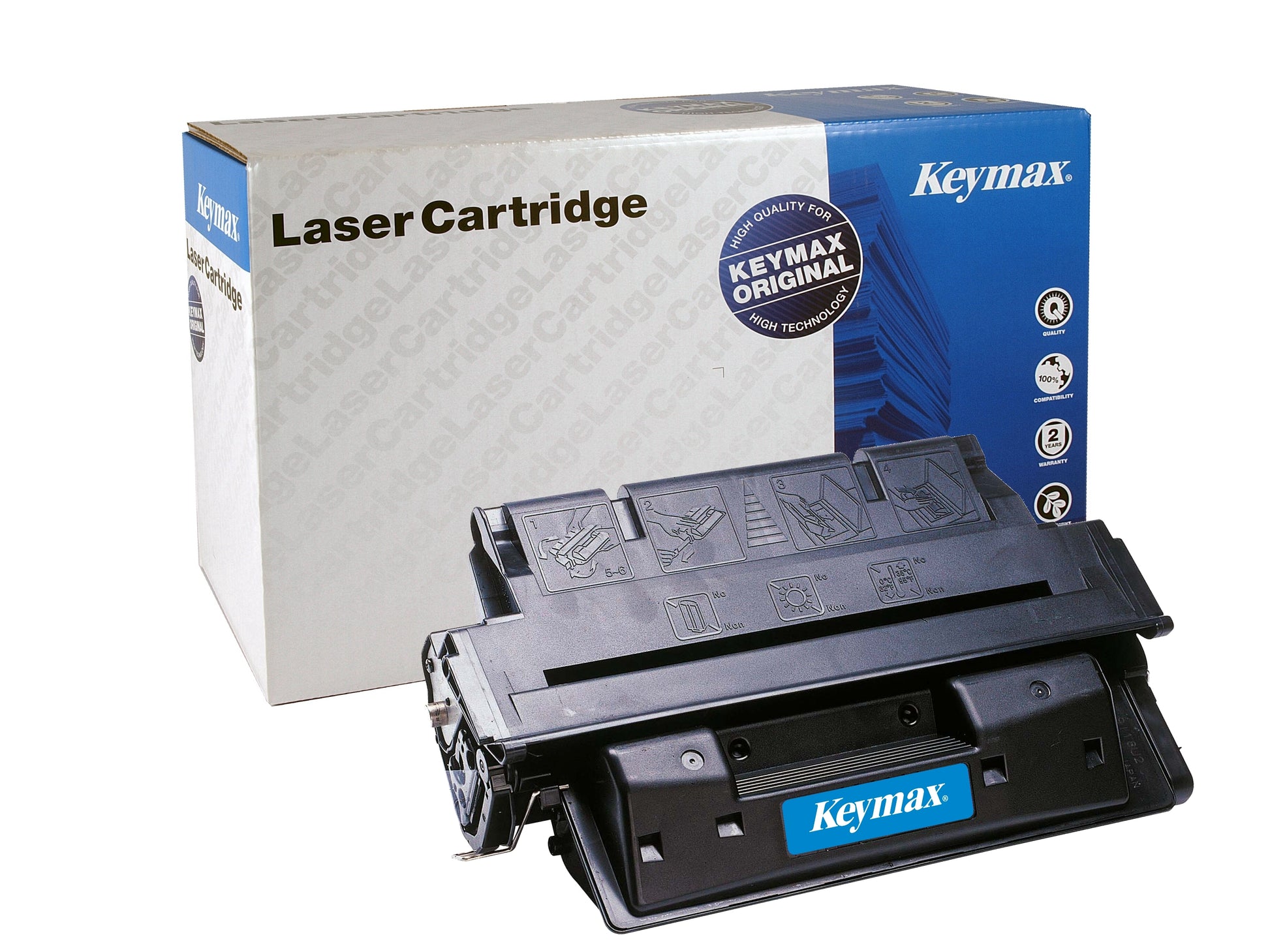 Keymax EP-52X (C4127X) Schwarzer Toner – Wiederaufbereitet – für HP LaserJet 4000