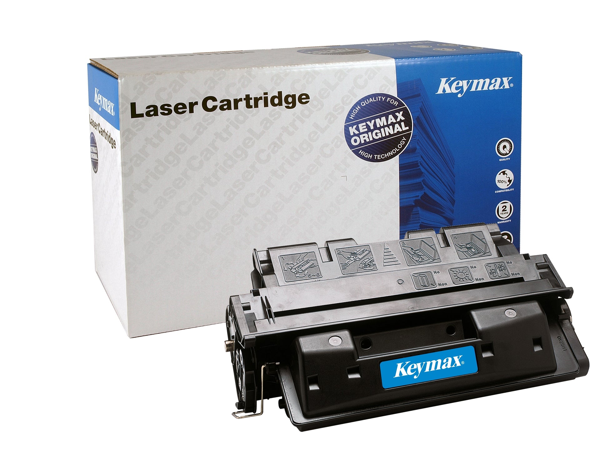 Keymax RMC Toner-Modul HY (C8061X) Schwarz Toner – Wiederaufbereitet XL – für HP LaserJet 4100
