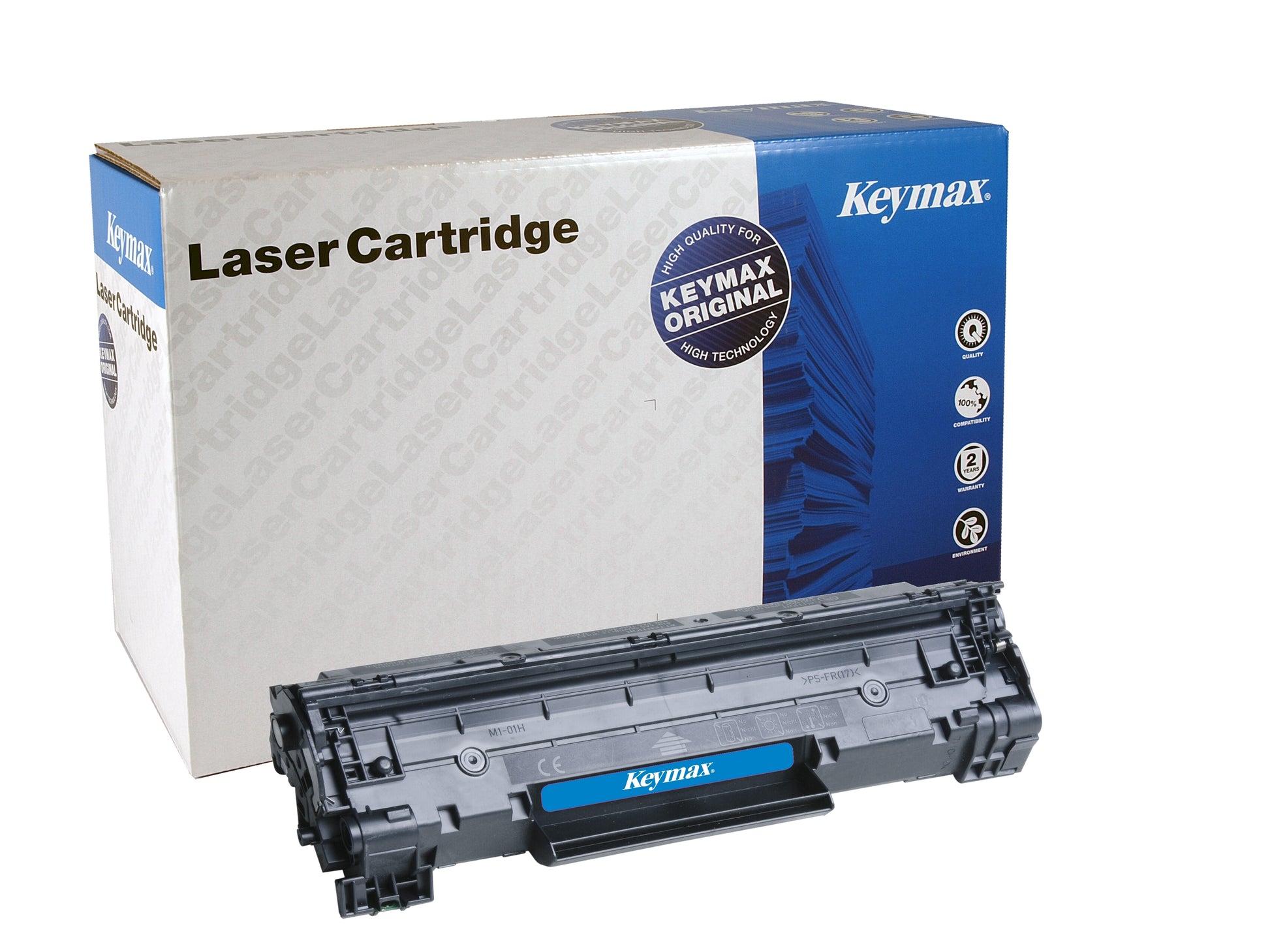 Keymax CB435A Schwarz Toner – wiederaufbereitet – für HP LaserJet P1005
