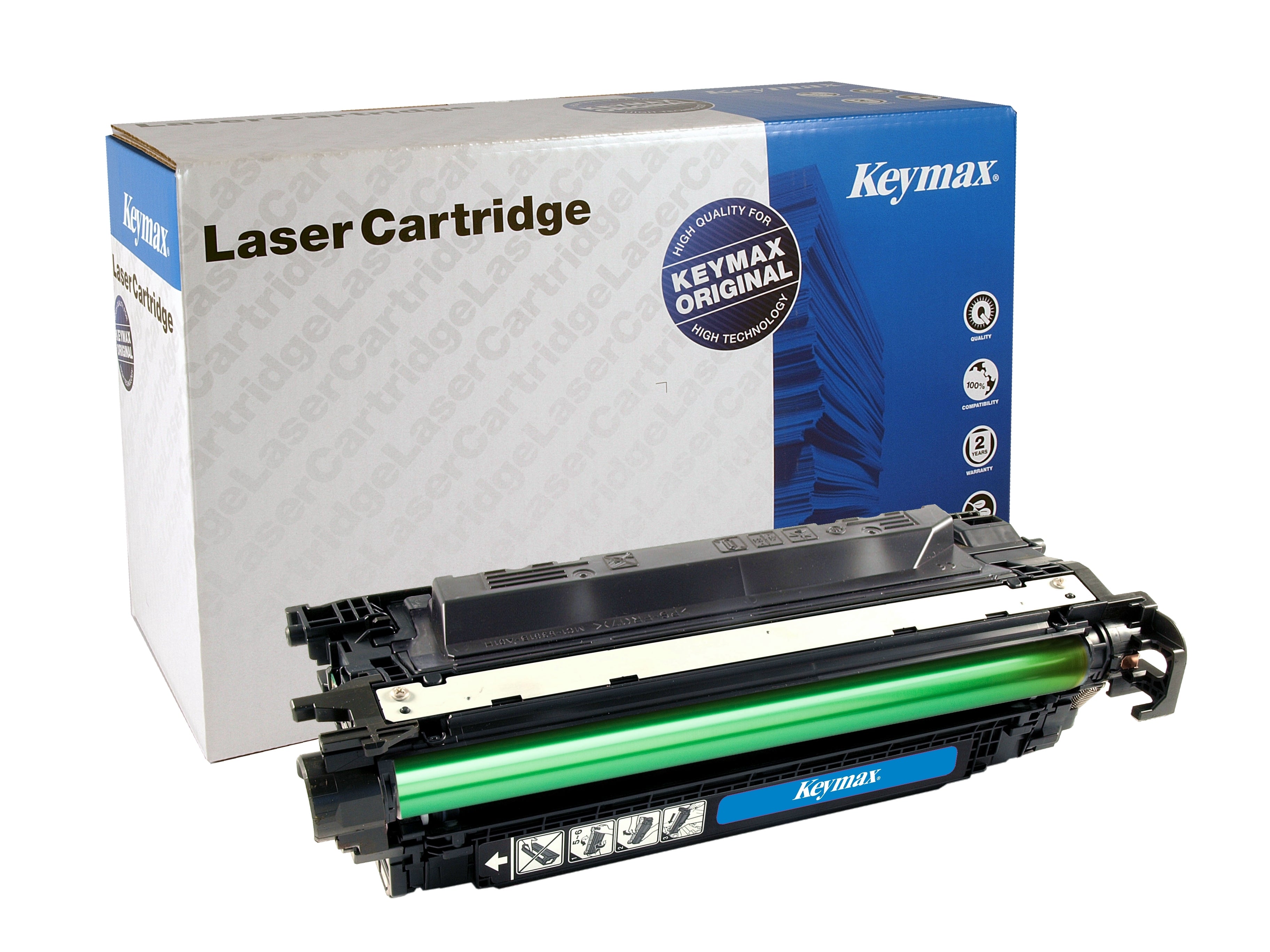 Keymax RMC Toner-Modul HY (CE250X) Schwarz Toner – wiederaufbereitet XL – für HP Color LaserJet CP 3520