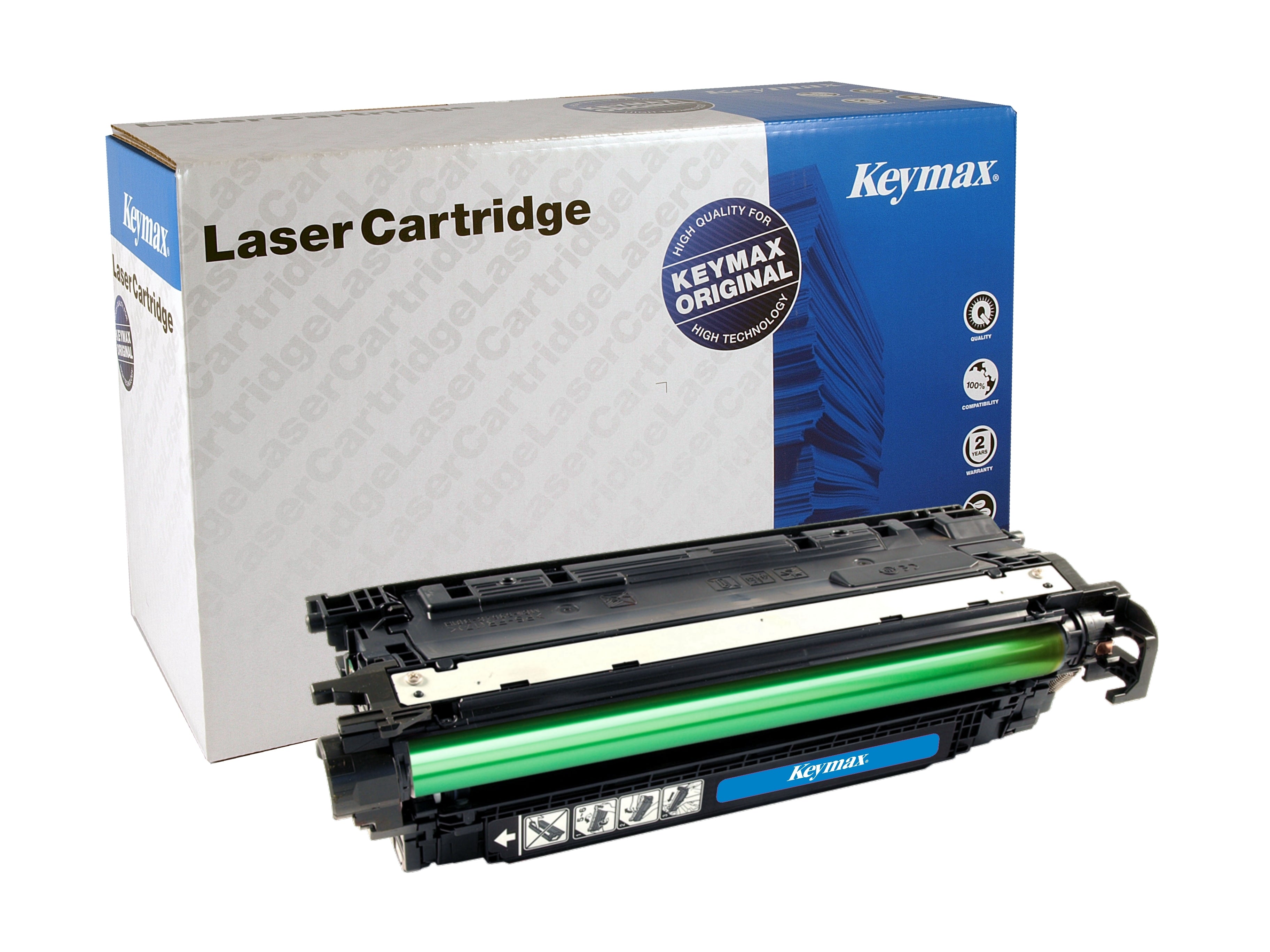 Keymax CE260A Schwarz Toner – wiederaufbereitet – für HP CP 4025