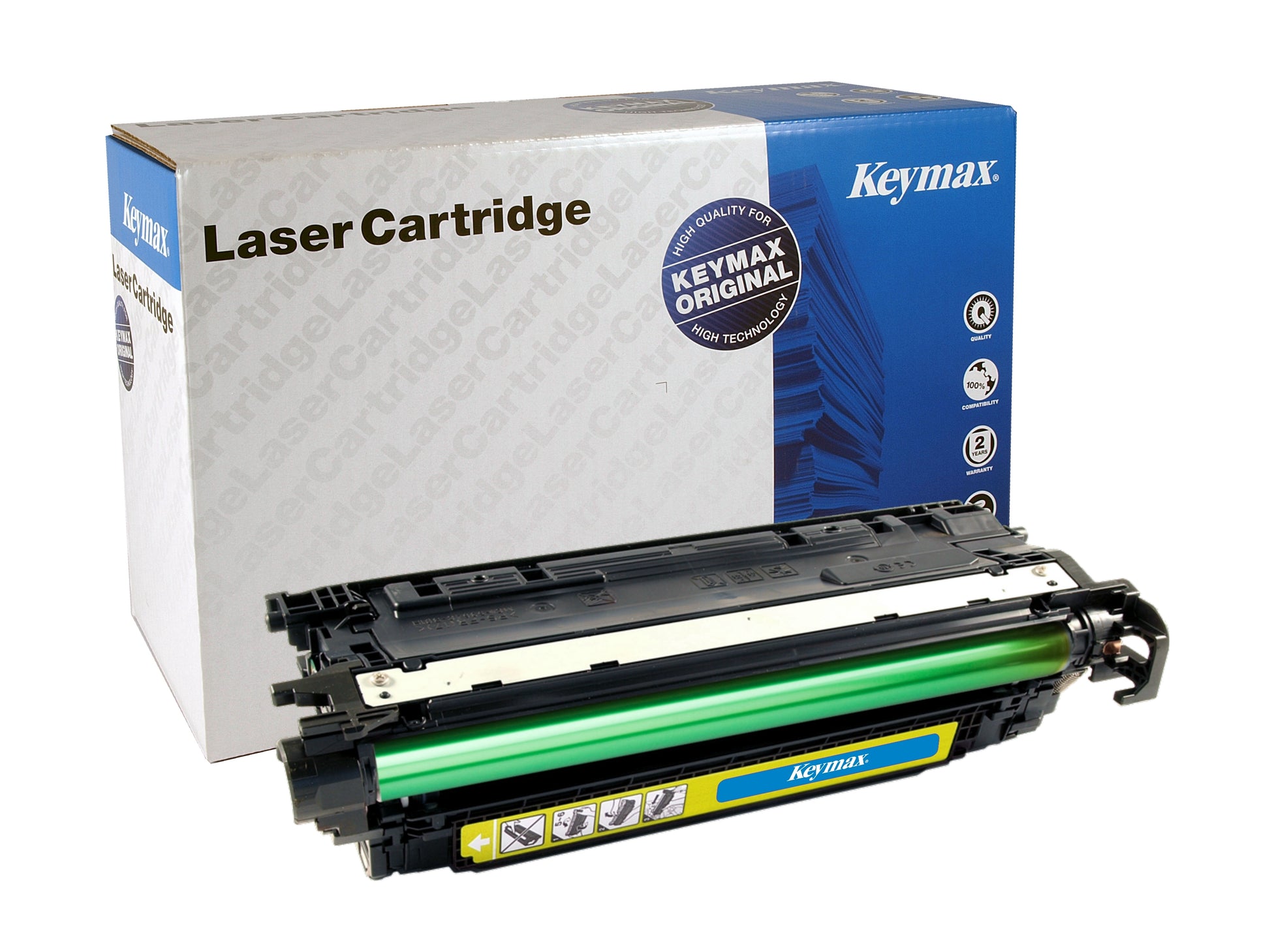 Keymax RMC Toner-Modul (CE262A) Gelber Toner – Wiederaufbereitet – für HP Color LaserJet CP 4025