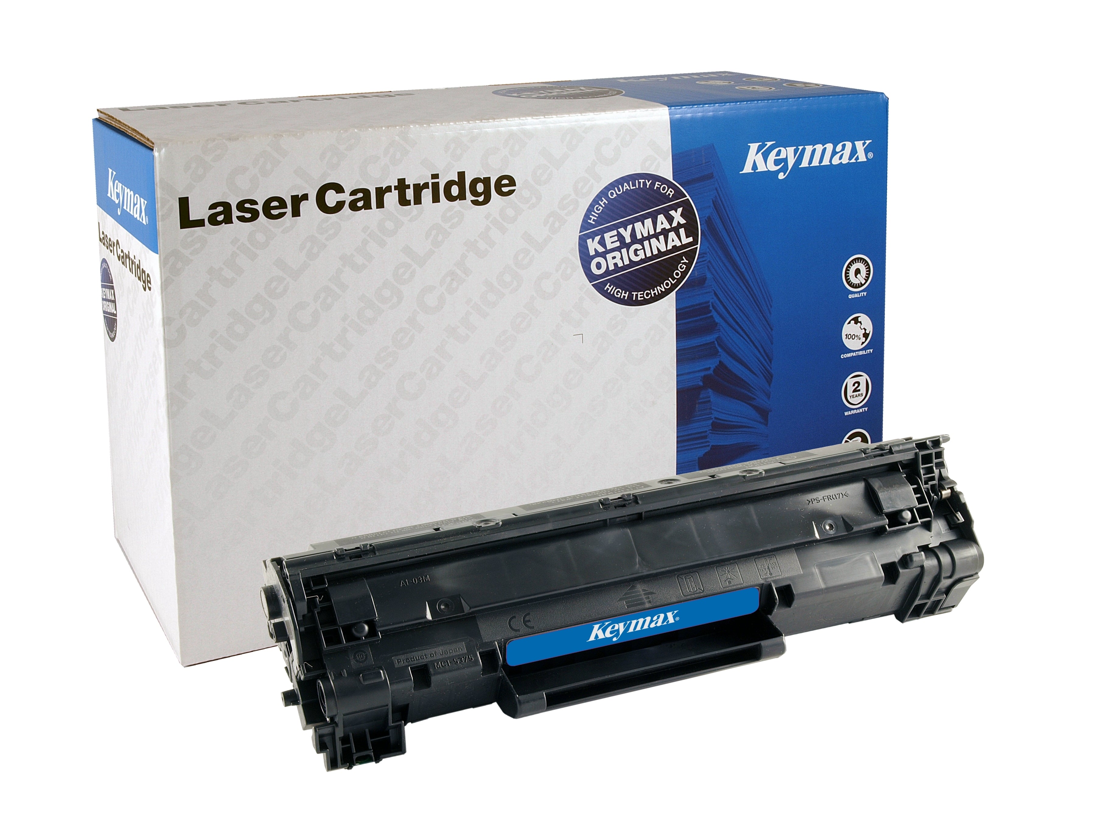 Keymax RMC (CE278A) Schwarz Toner – Wiederaufbereitet – für HP LaserJet Pro P1566