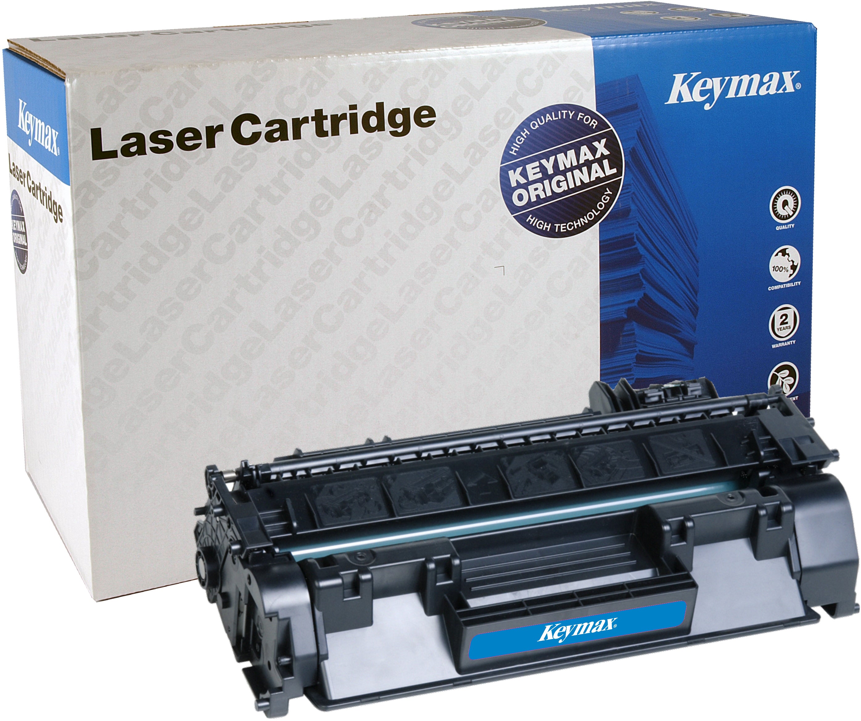 Keymax CE505A Schwarz Toner – wiederaufbereitet – für HP LaserJet P2035