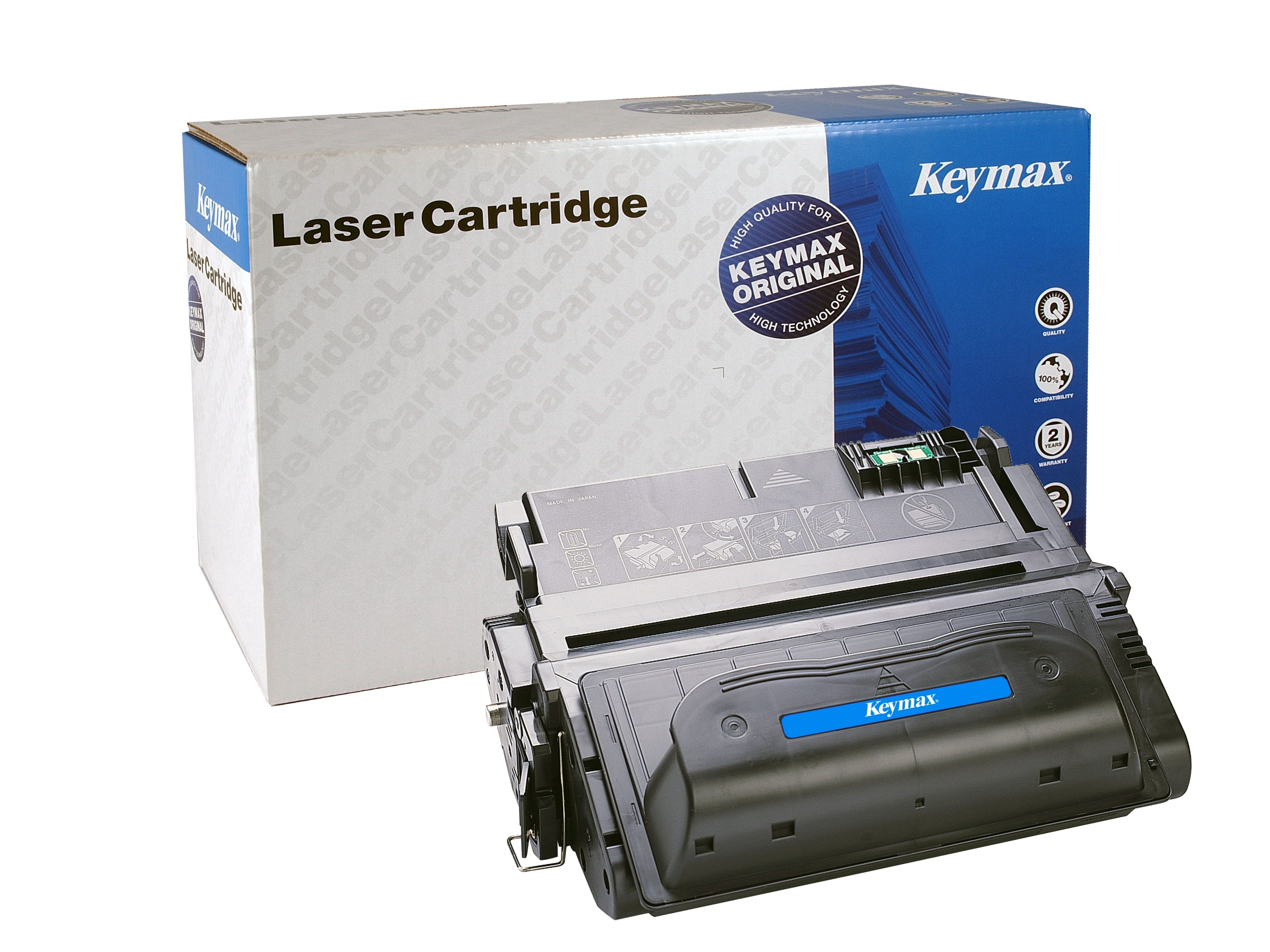 Keymax RMC Toner-Modul (Q1338A) Schwarz Toner – Wiederaufbereitet – für HP LaserJet 4200