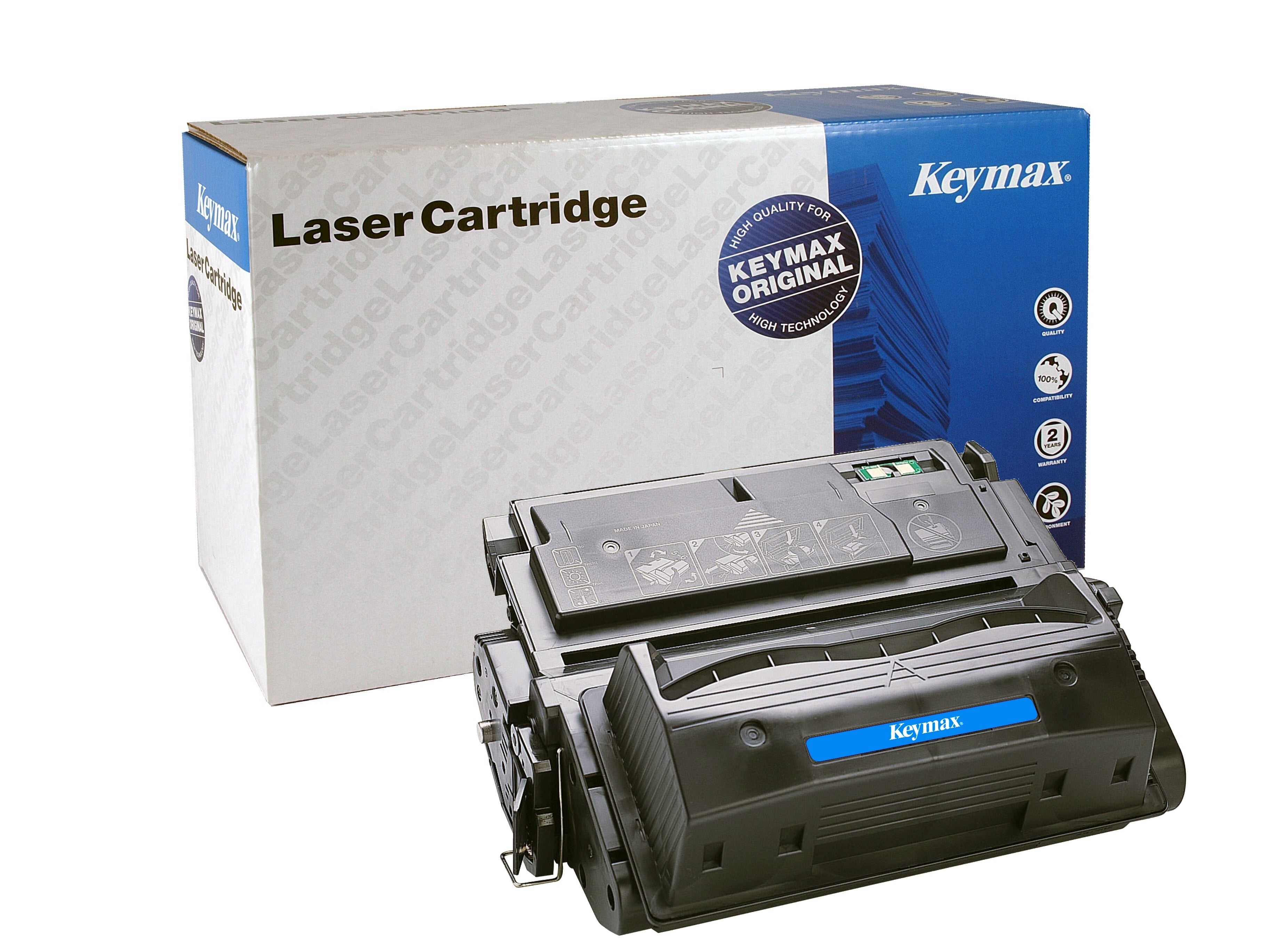 Keymax RMC (Q1339A) Schwarz Toner – Wiederaufbereitet – für HP LaserJet 4300