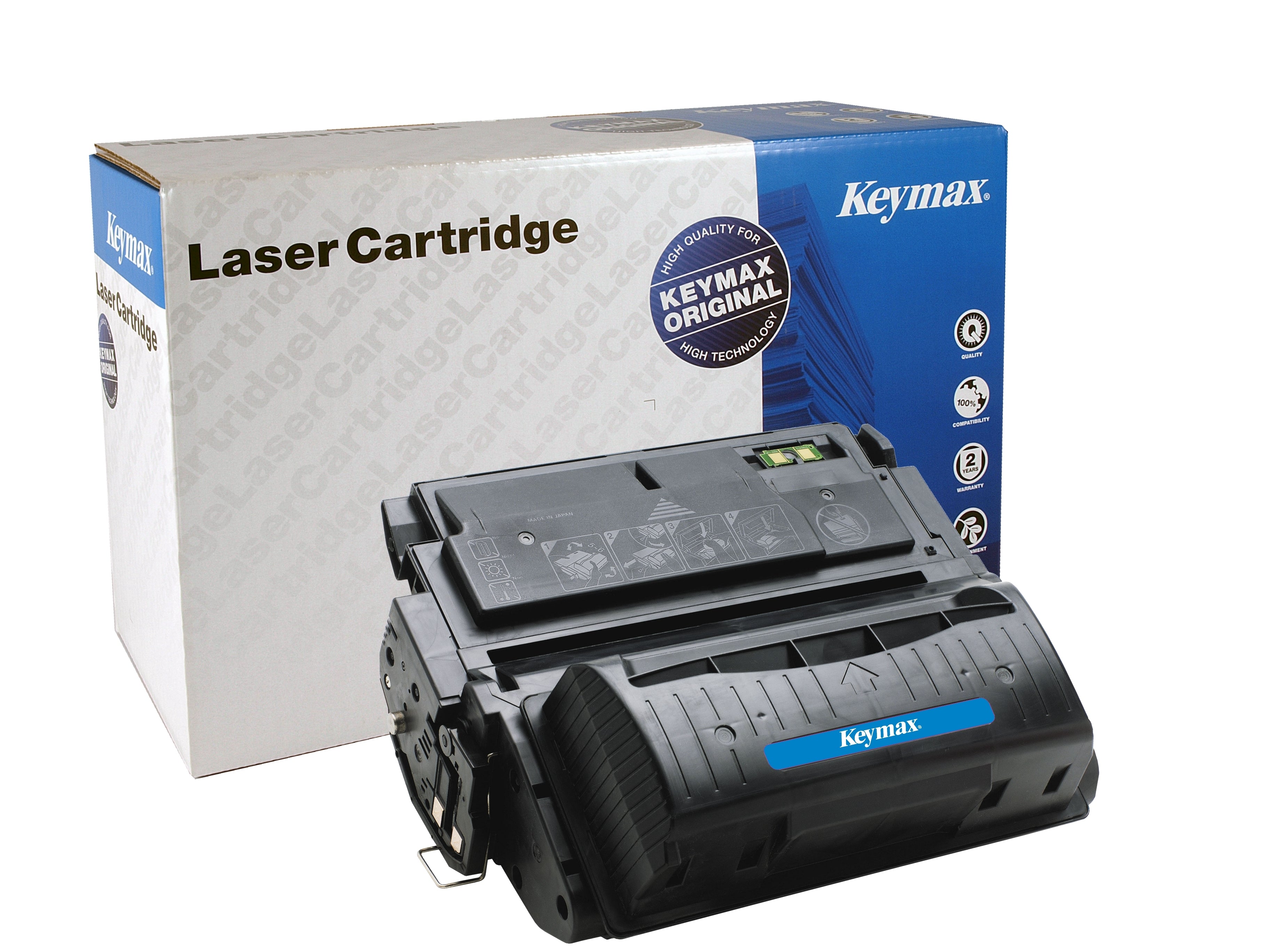 Keymax RMC Toner-Modul HY (Q5942X) Schwarz Toner – wiederaufbereitet XL – für HP LaserJet 4250/4350