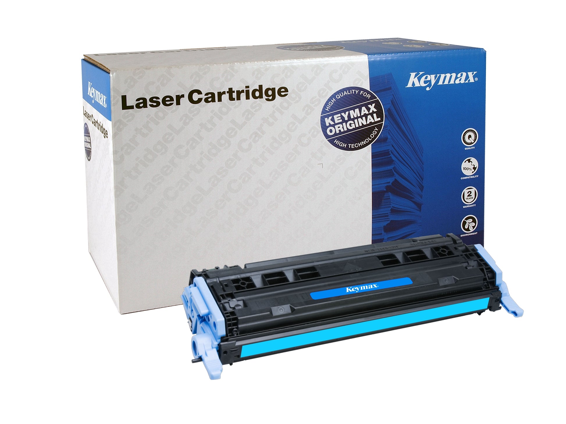 Keymax Q6001A Cyan Toner – wiederaufbereitet – für HP CLJ 2600