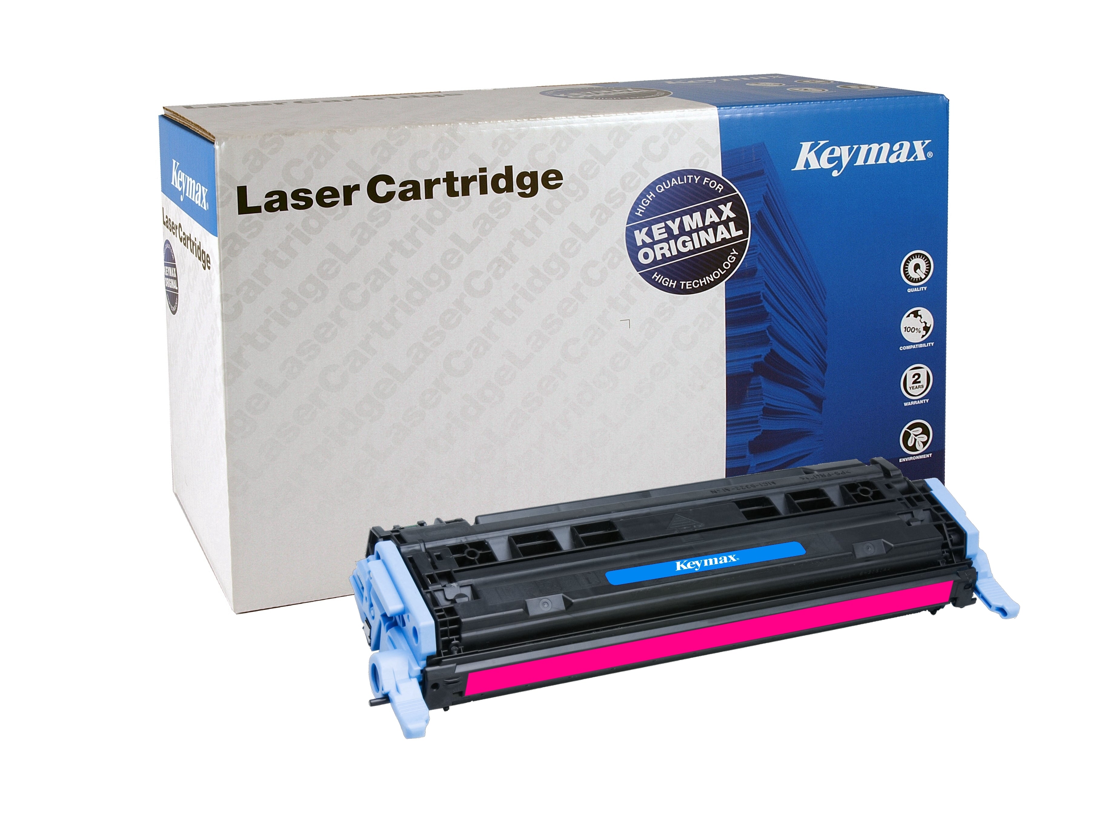 Keymax Q6003A Magenta Toner – wiederaufbereitet – für HP Color LaserJet 2600