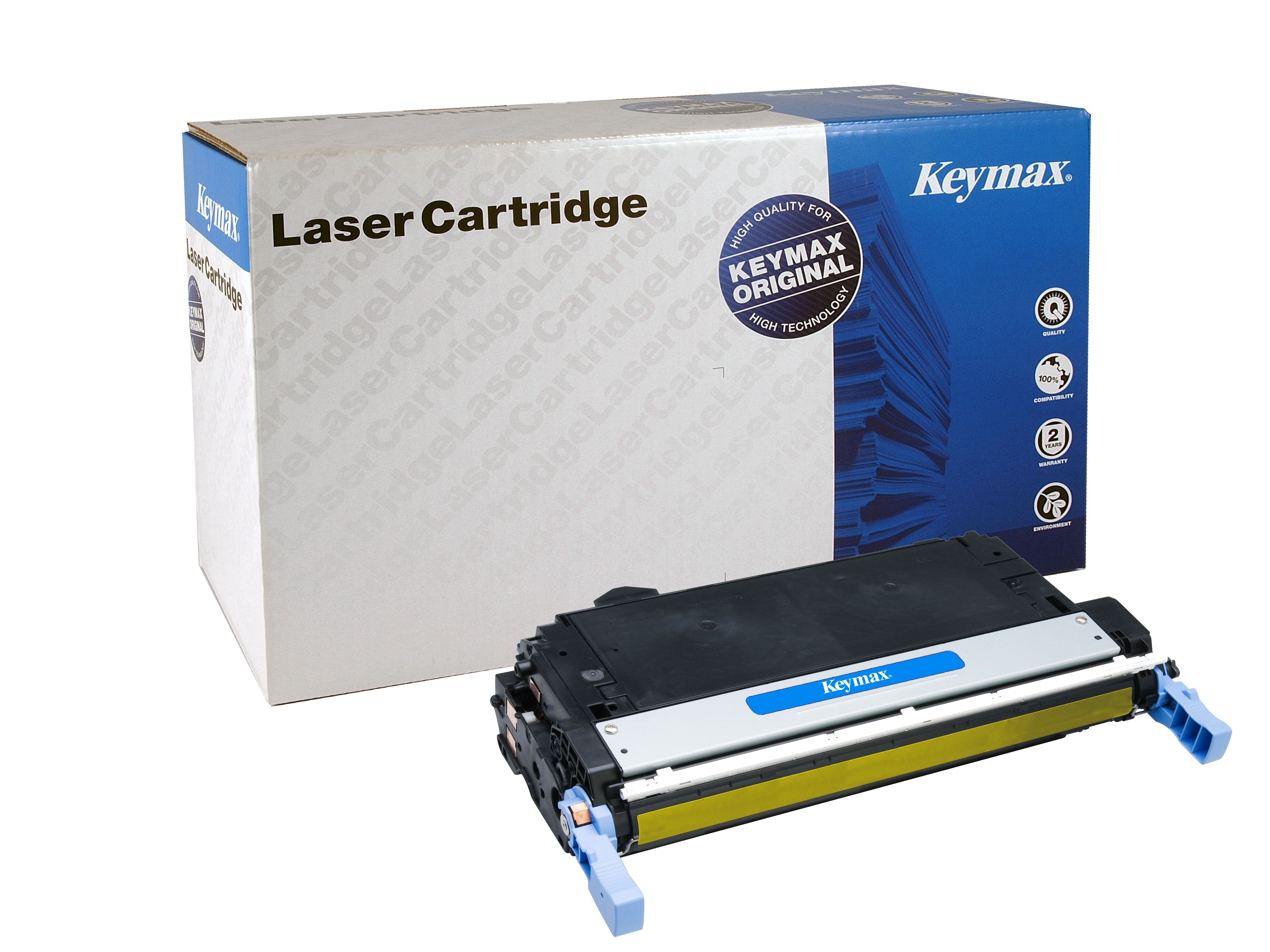 Keymax RMC (Q6462A) Gelber Toner – wiederaufbereitet – für HP Color LaserJet 4730
