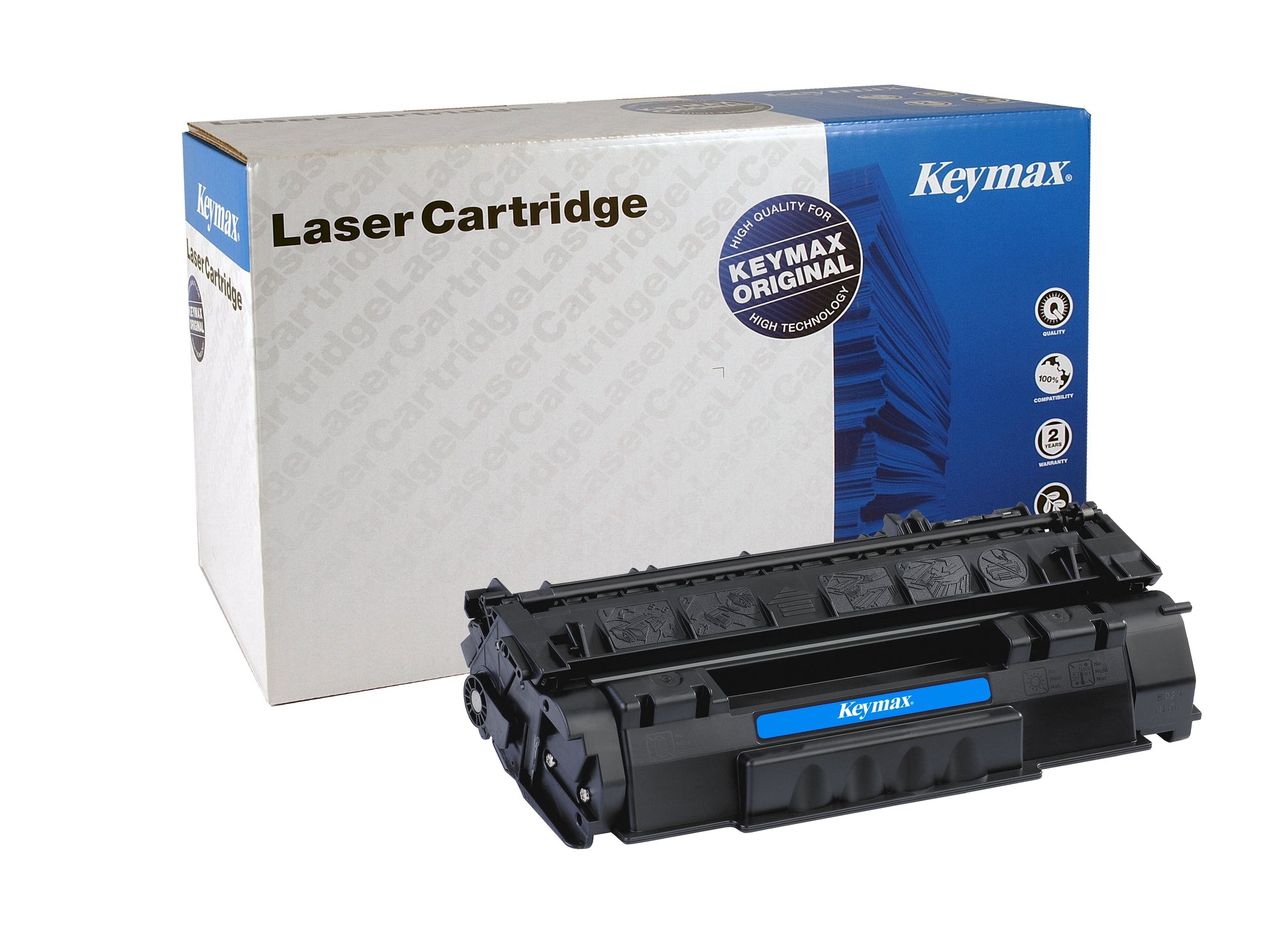 Keymax RMC (Q7553A) Schwarz Toner – Wiederaufbereitet – für HP LaserJet P2015