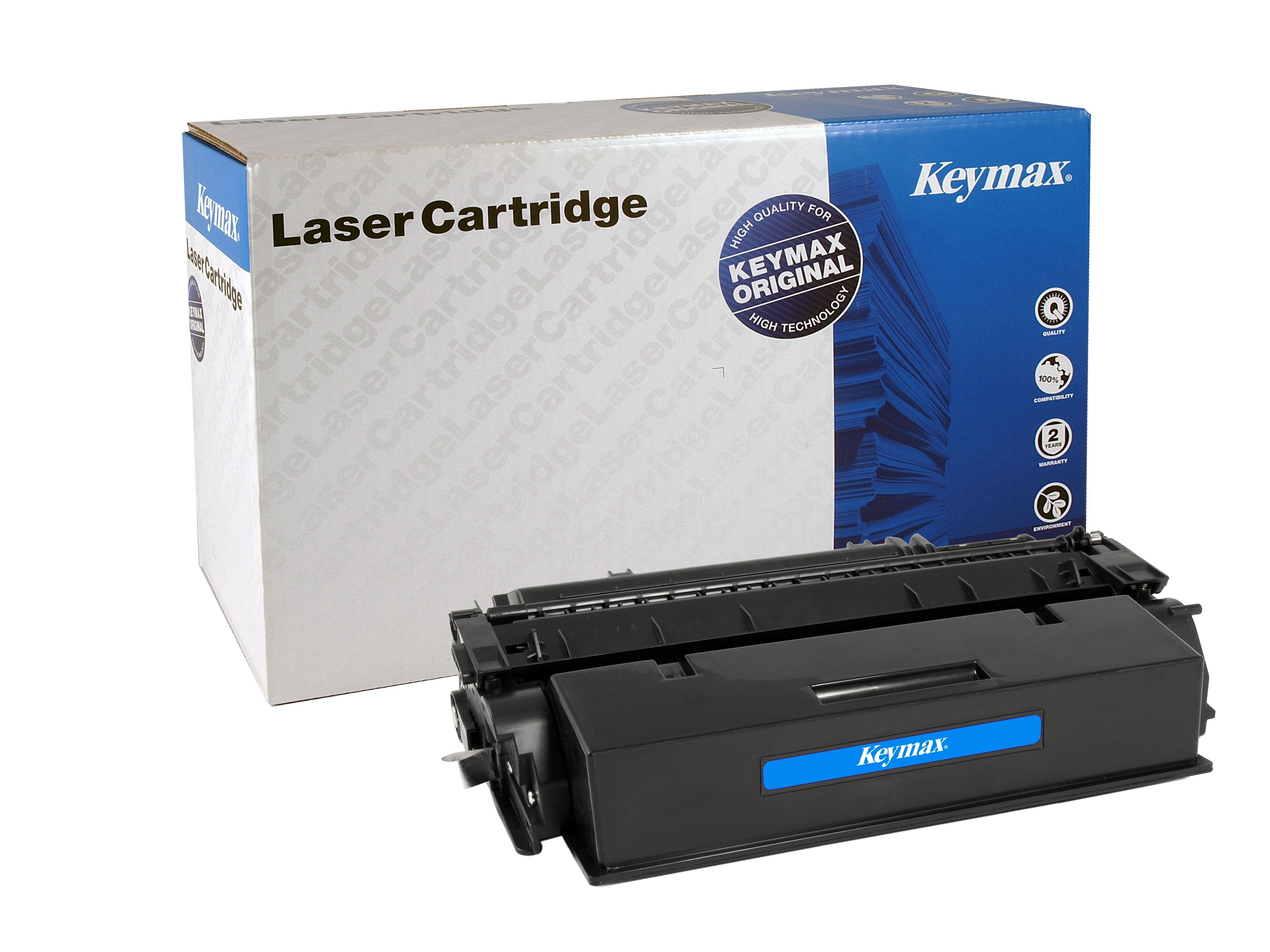 Keymax RMC Toner-Modul HY (Q7553X+) Schwarzer Toner – wiederaufbereitet XL – für HP LaserJet P2015