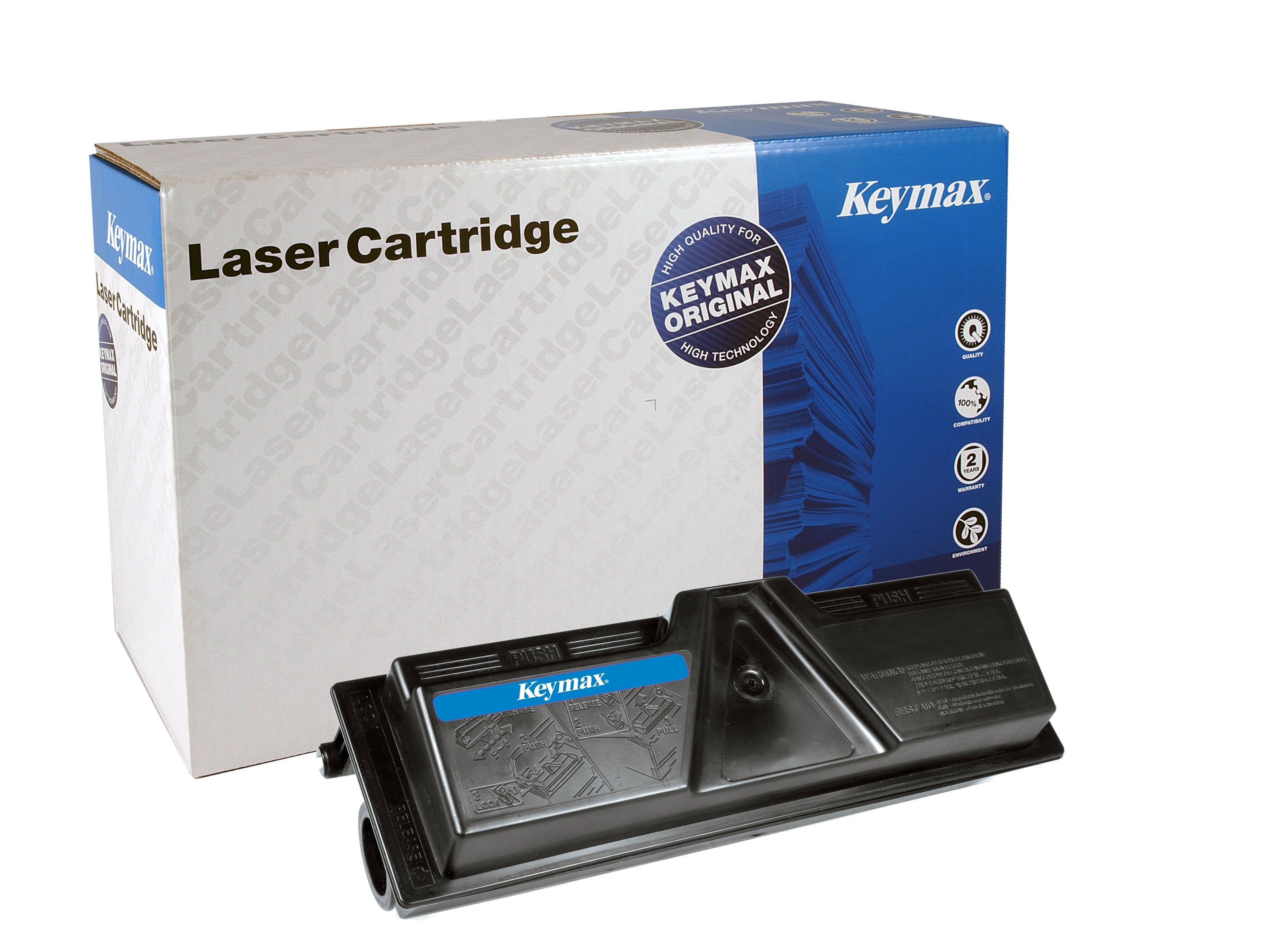 Keymax TK-1130 Schwarz Toner – wiederaufbereitet – für Kyocera FS-1030