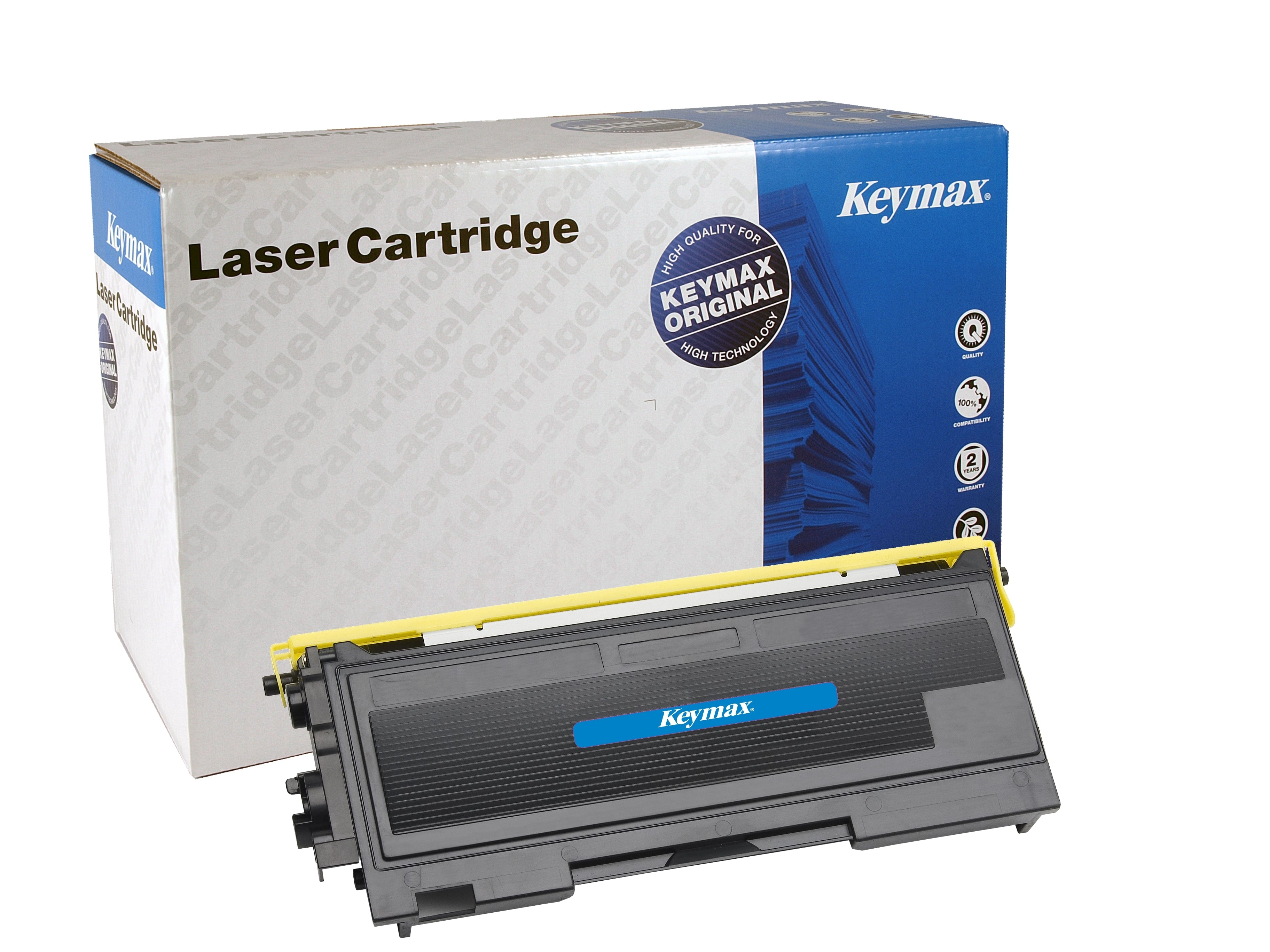 Keymax TN-2000 (TN-6600KEY) Schwarzer Toner – wiederaufbereitet – für Brother HL-2030