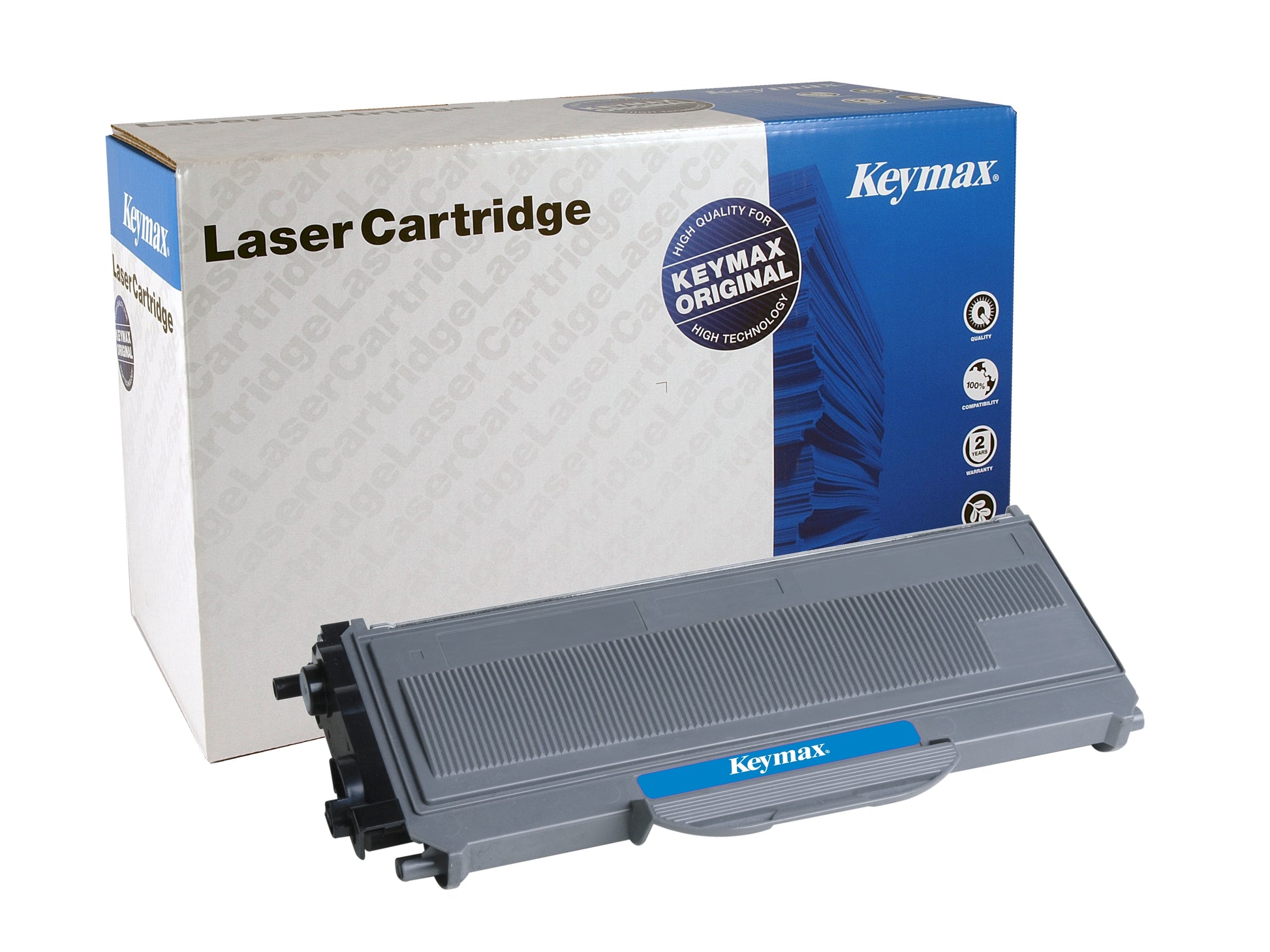 Keymax TN-2120HY (TN-6600KEY) Schwarzer Toner – Wiederaufbereitet XL – für Brother HL-2140