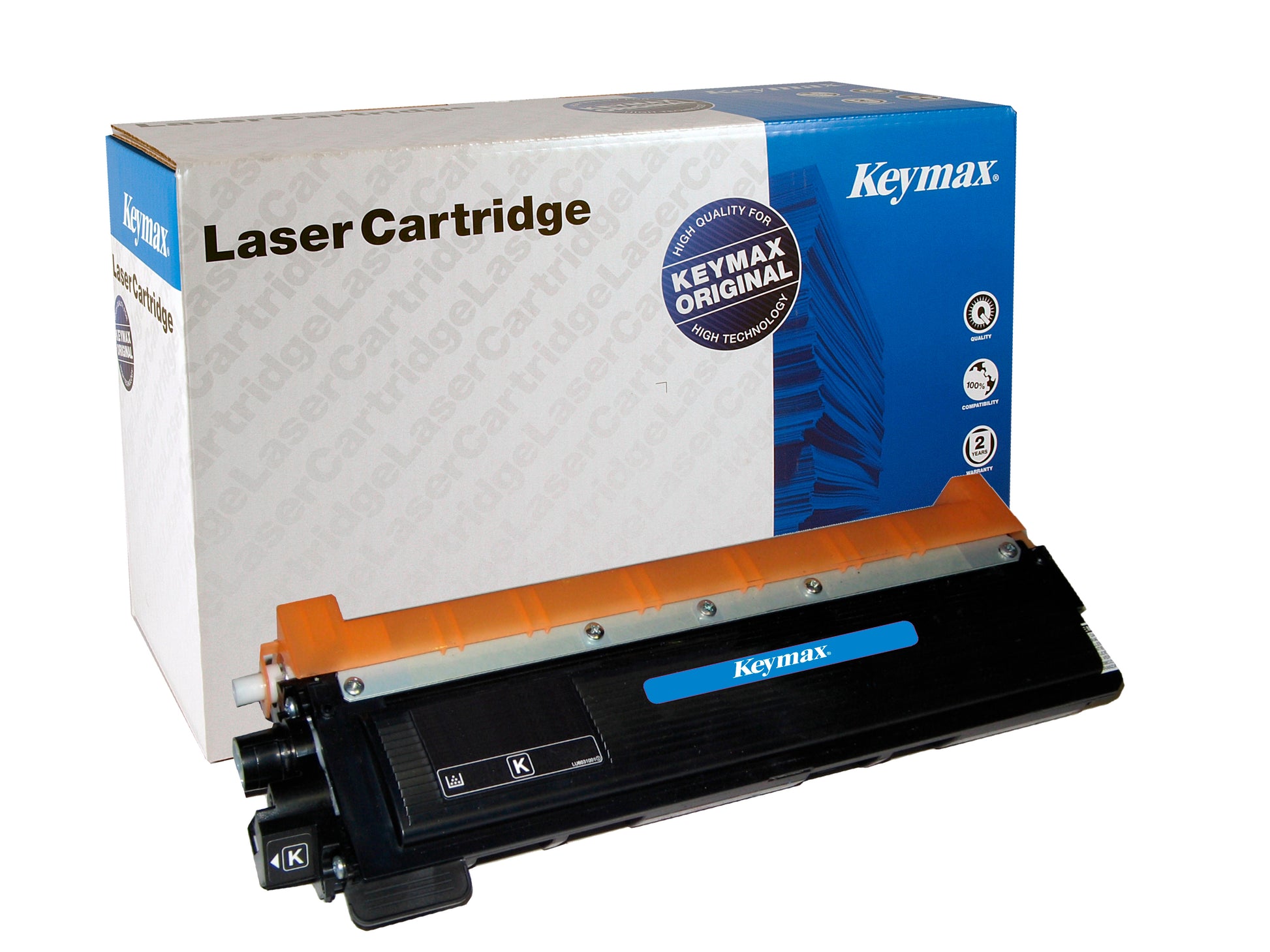 Keymax TN-230BK Schwarz Toner – wiederaufbereitet – für Brother HL-3040