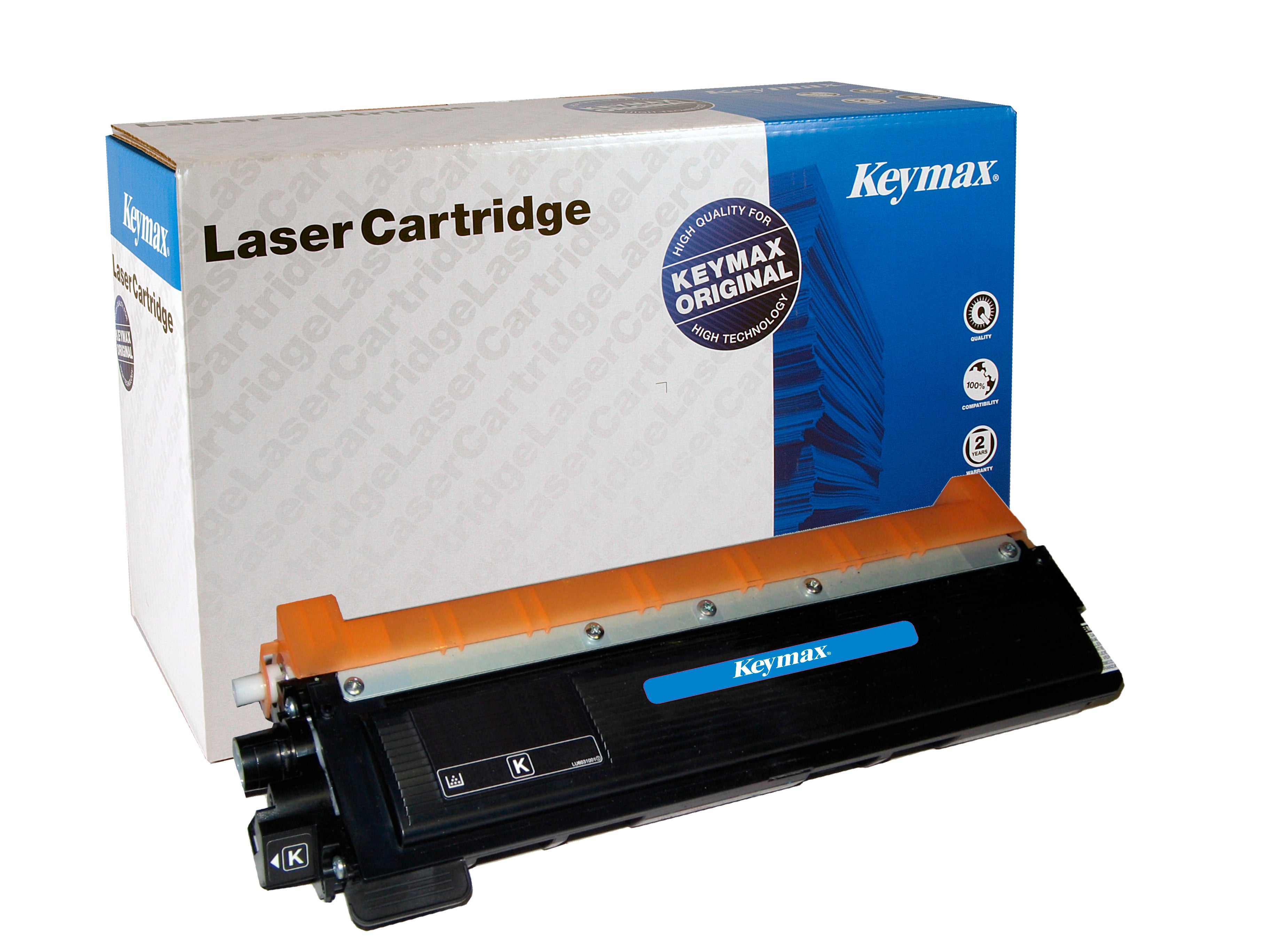 Keymax TN-230BK Schwarz Toner – wiederaufbereitet – für Brother HL-3040