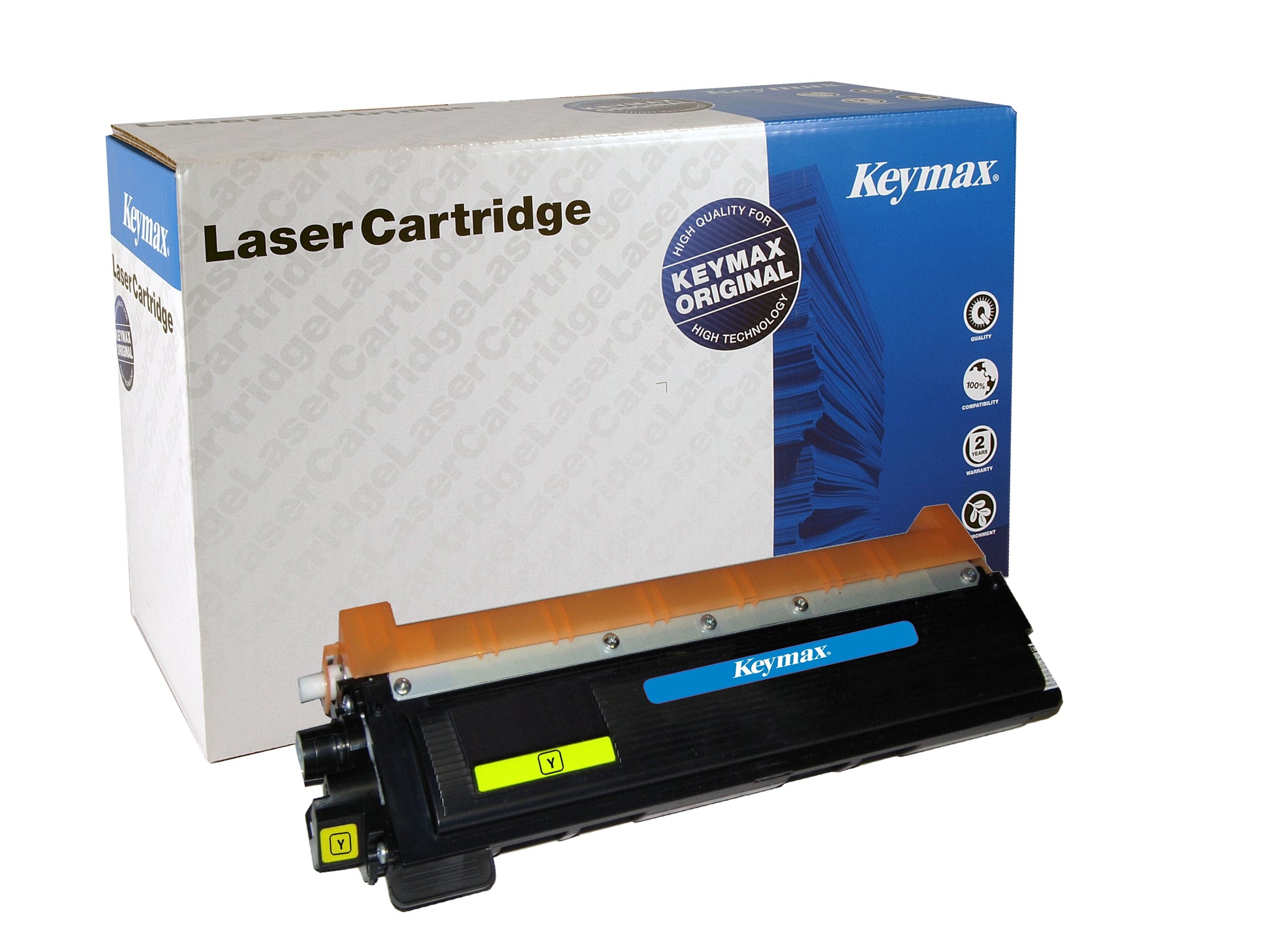Keymax TN-230Y Gelber Toner – Wiederaufbereitet – 1'400 Seiten – für Brother HL-3040