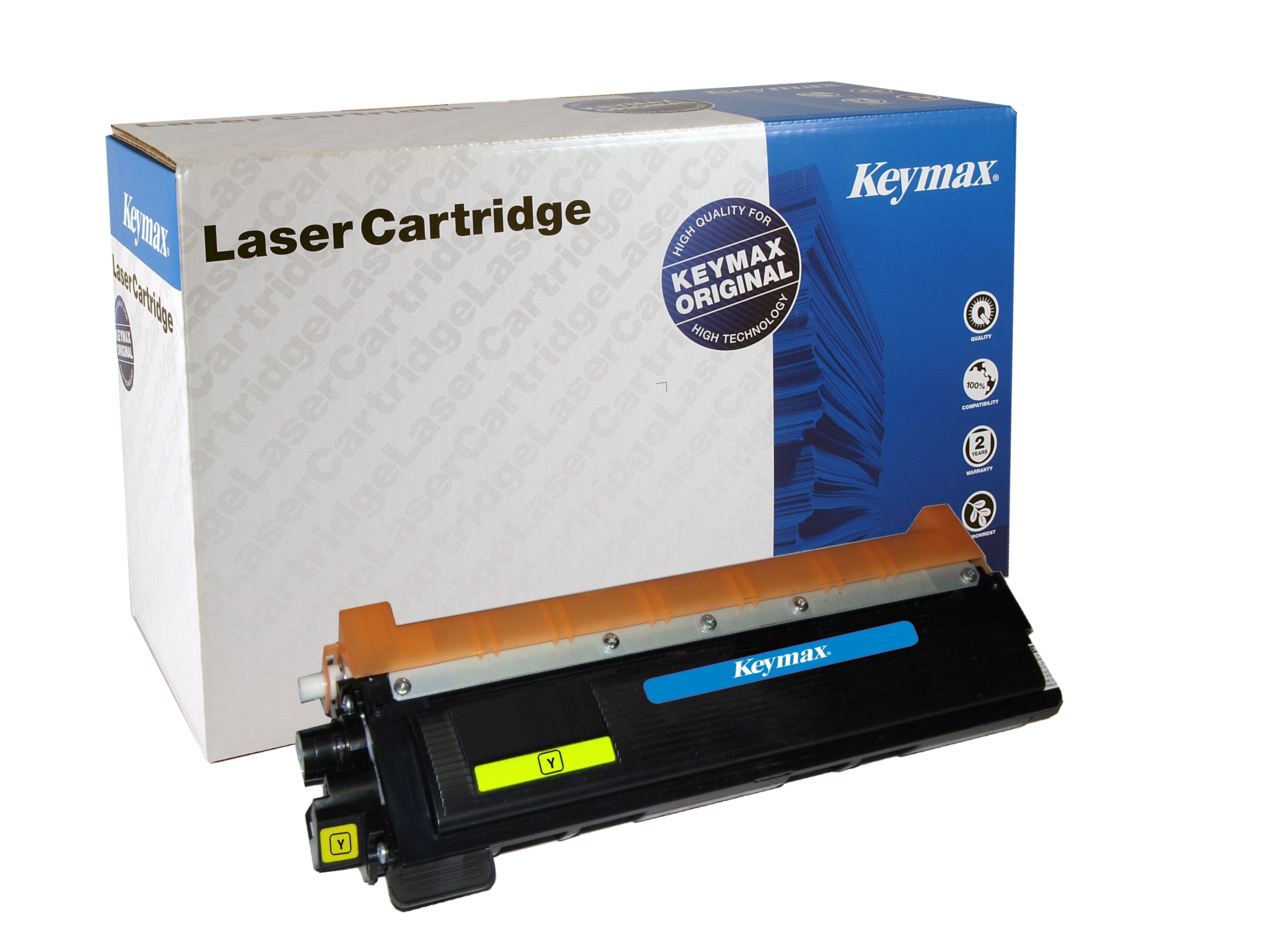 Keymax TN-230Y Gelber Toner – Wiederaufbereitet – 1'400 Seiten – für Brother HL-3040