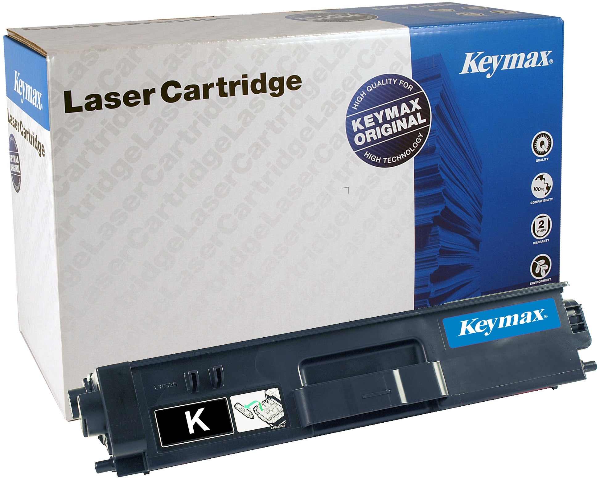Keymax TN-423BK Schwarz Toner – wiederaufbereitet – für Brother HL-L8260