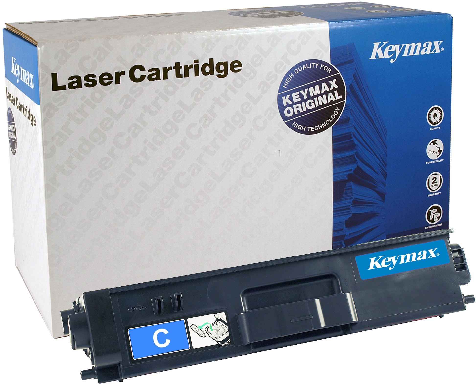 Keymax TN-423C Cyan Toner – Wiederaufbereitet XL – 4'000 Seiten – für Brother HL-L8260